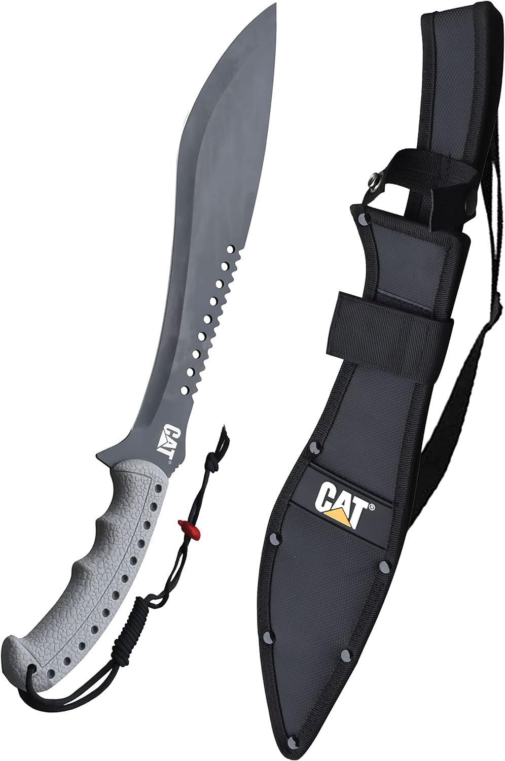 Cat Machete with Shoulder Strap Sheath for Outdoor Cutting Tasks
