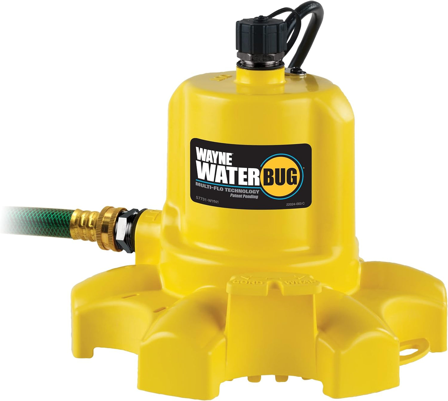 WAYNE WaterBUG 1/6 HP Pump for Fast Water Removal and Transfer