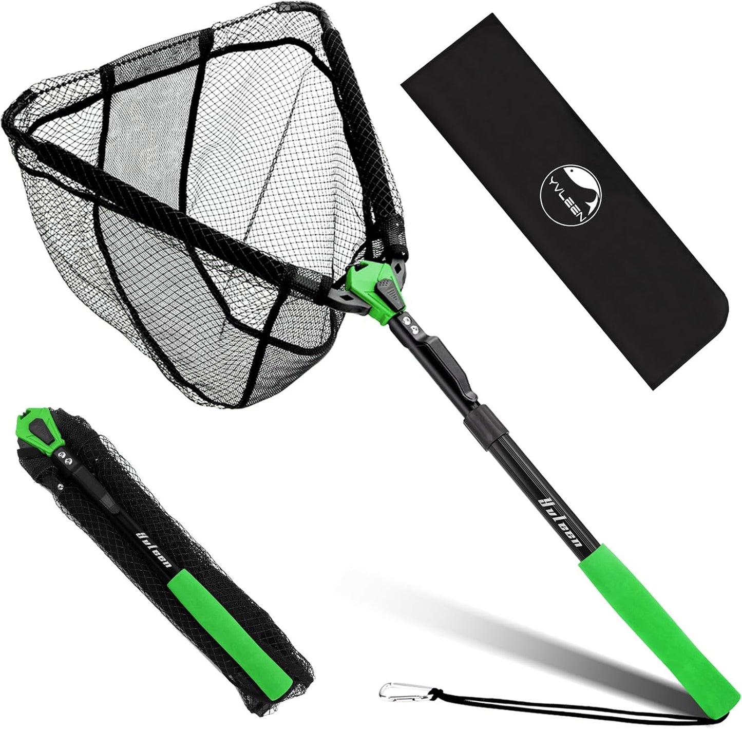 Ultra-Thin Foldable Fishing Net - Easy Catch & Release