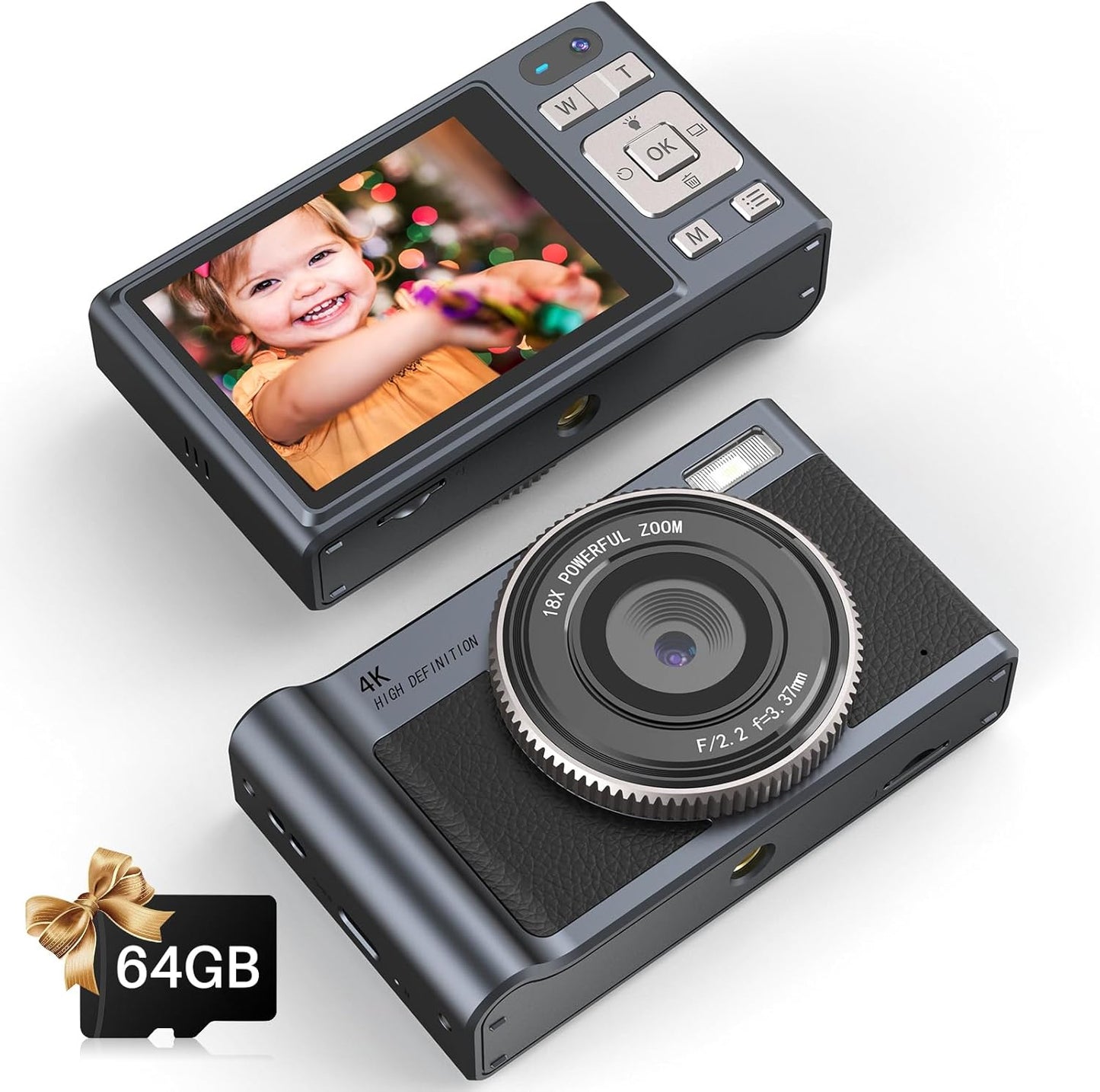 64MP Forc Kids Camera - Capture Crystal Clear Moments!
