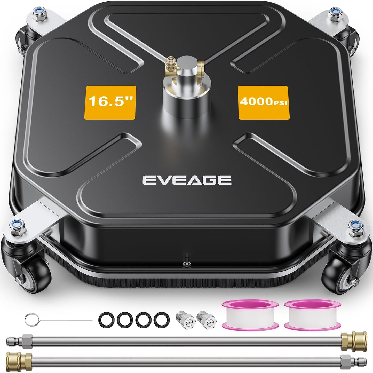 EVEAGE 16.5 Pressure Washer Surface Cleaner for Efficient Cleaning