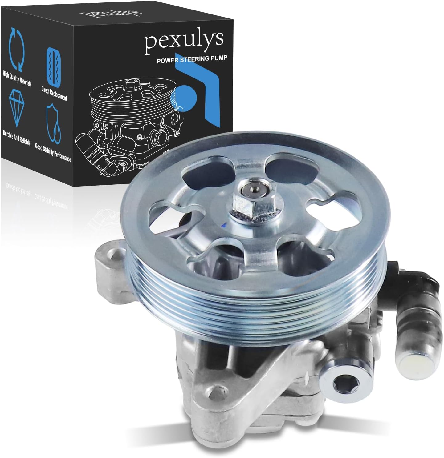 21-5341 Power Steering Pump with Pulley for Honda Accord 2003-2007