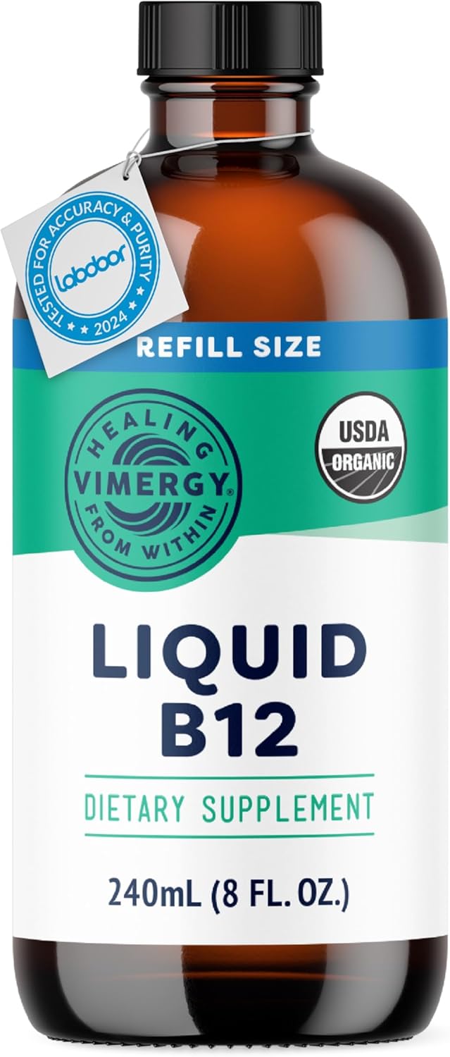 Vimergy Liquid B12 Refill for Fast Energy and Brain Support