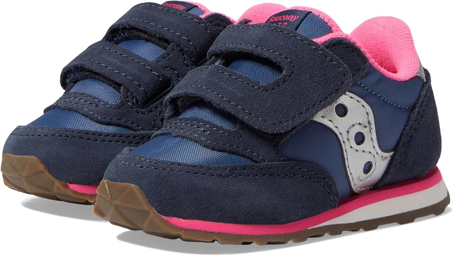 Saucony Kids' Baby Jazz Hook & Loop Sneakers for Comfort