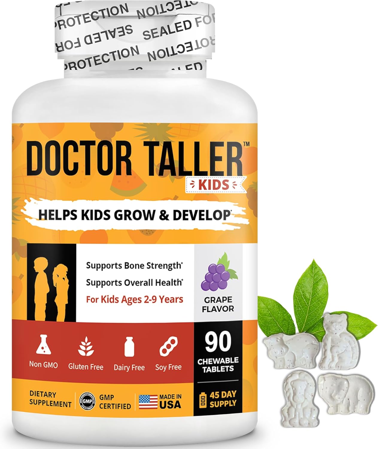 Doctor Taller Kids Multivitamins for Healthy Growth and Immunity