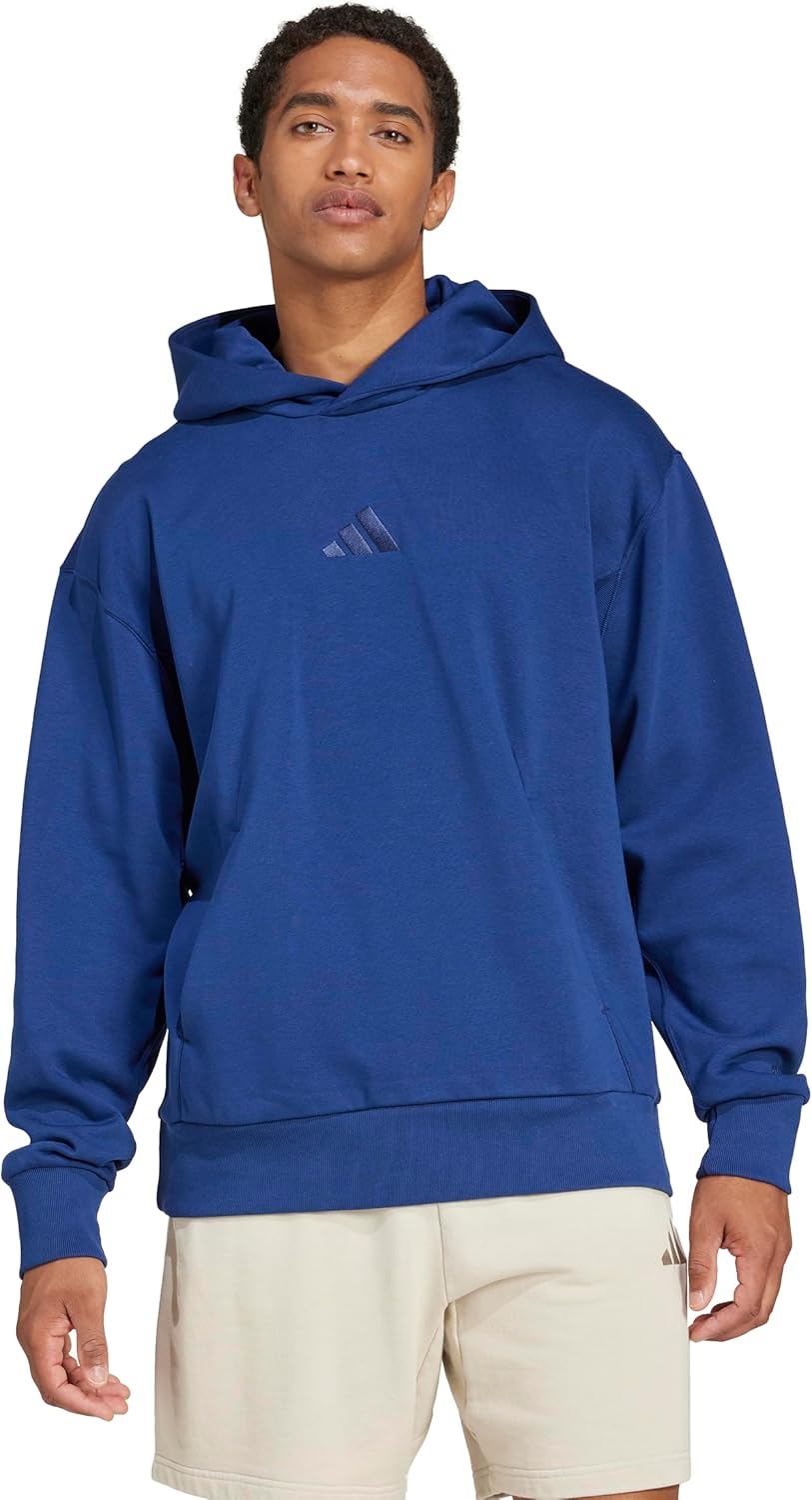 adidas mens All Szn Fleece Loose Hoodie for Ultimate Comfort
