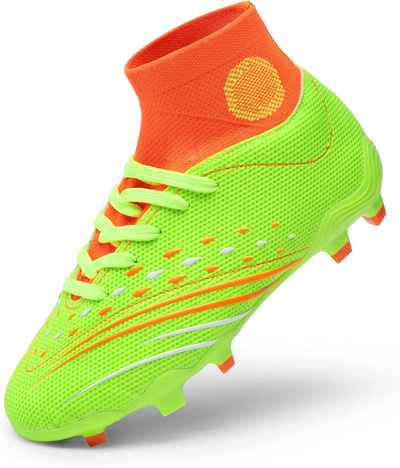 DREAM PAIRS Youth Football Cleats for Kids - High Top Soccer Shoes
