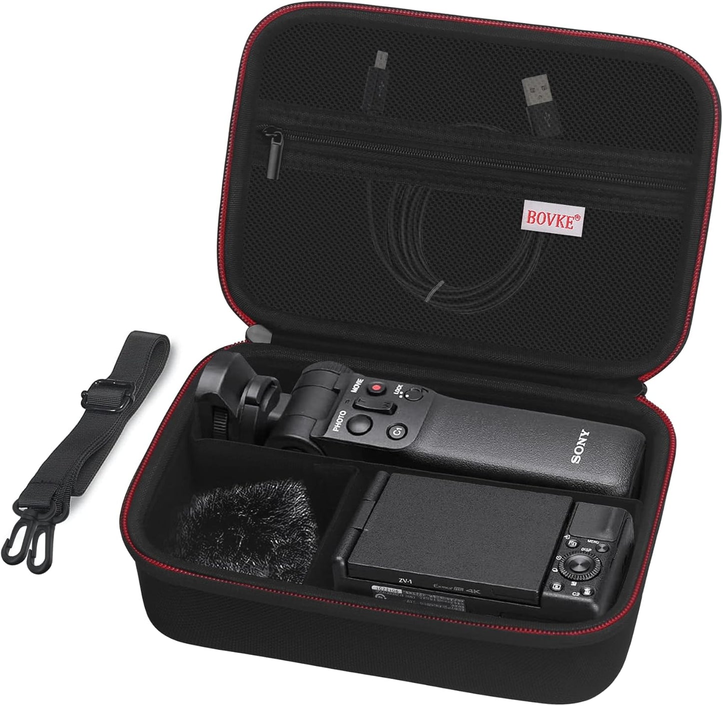 BOVKE Sony ZV-1 Carrying Case - Organize with Ease!