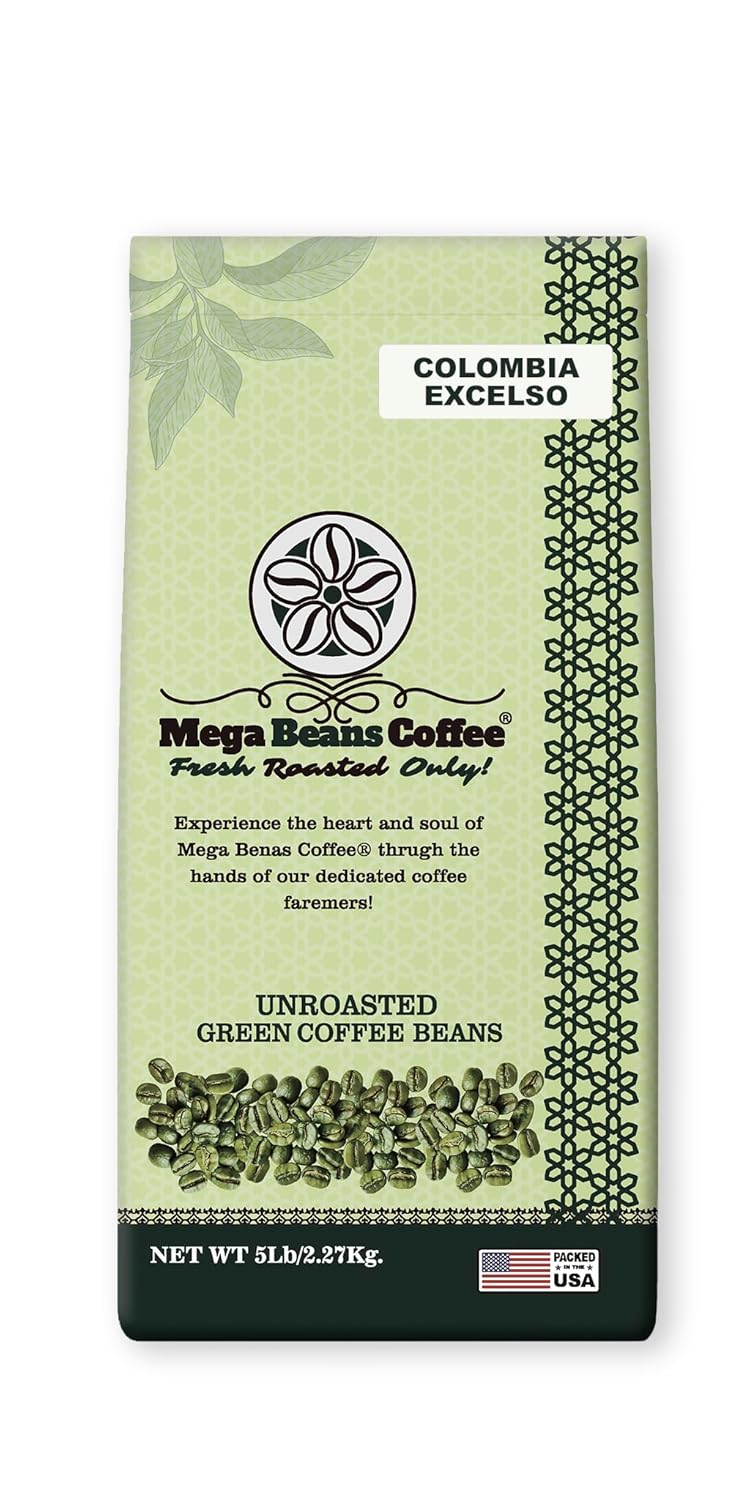 Colombia Ixtapa Excelso Unroasted Green Coffee Beans 5LB