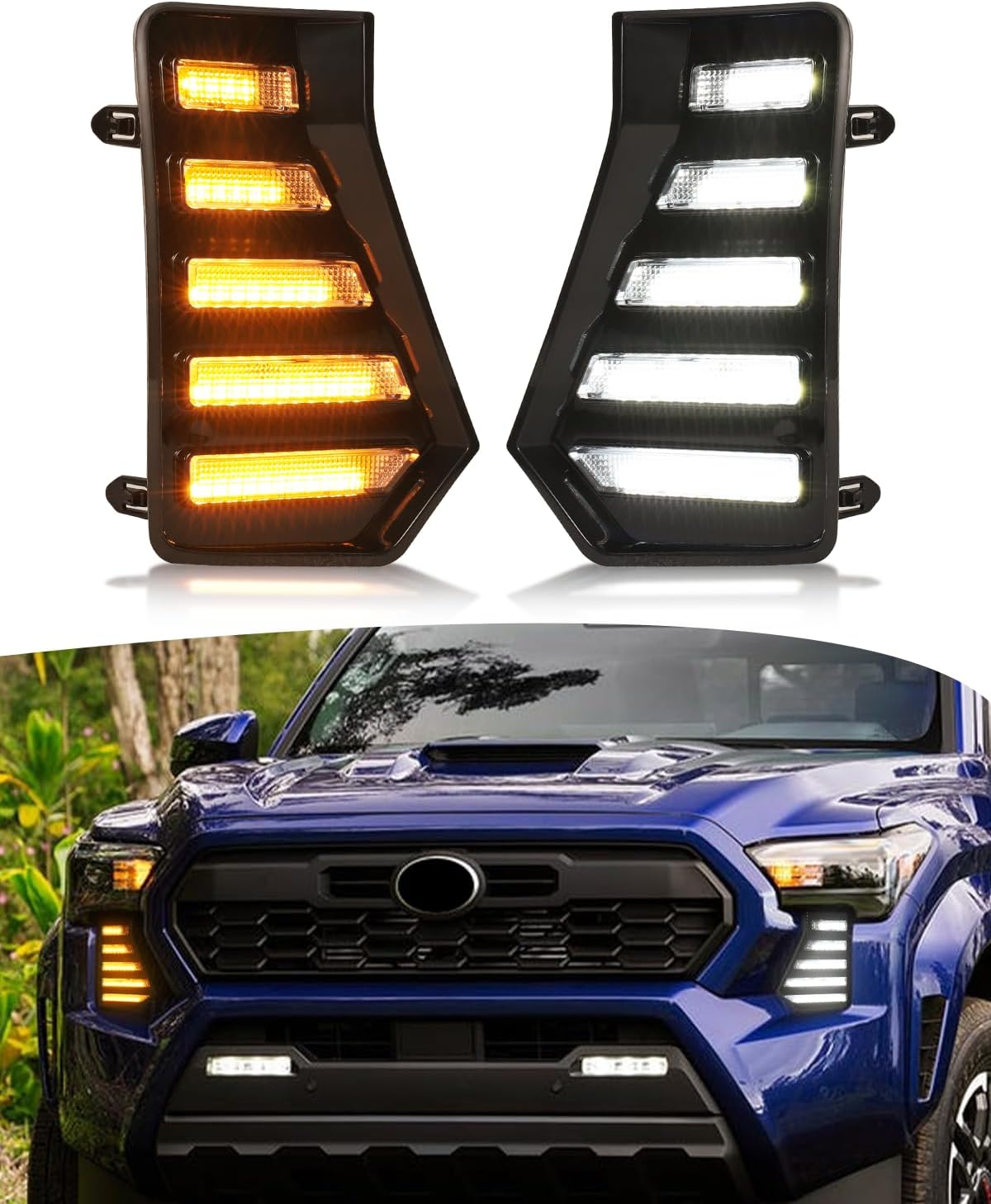 LED Fog Lights Kit for 2024 2025 Toyota Tacoma - Enhanced Safety