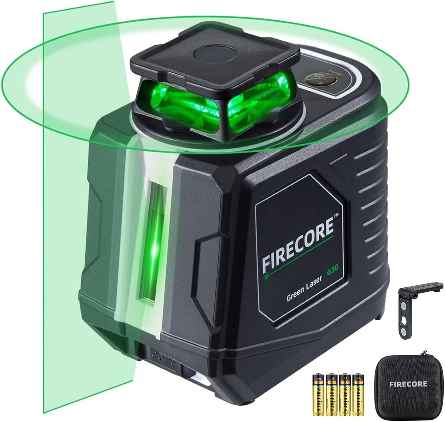 Firecore 360 Green Laser Level Tool for Home DIY Projects