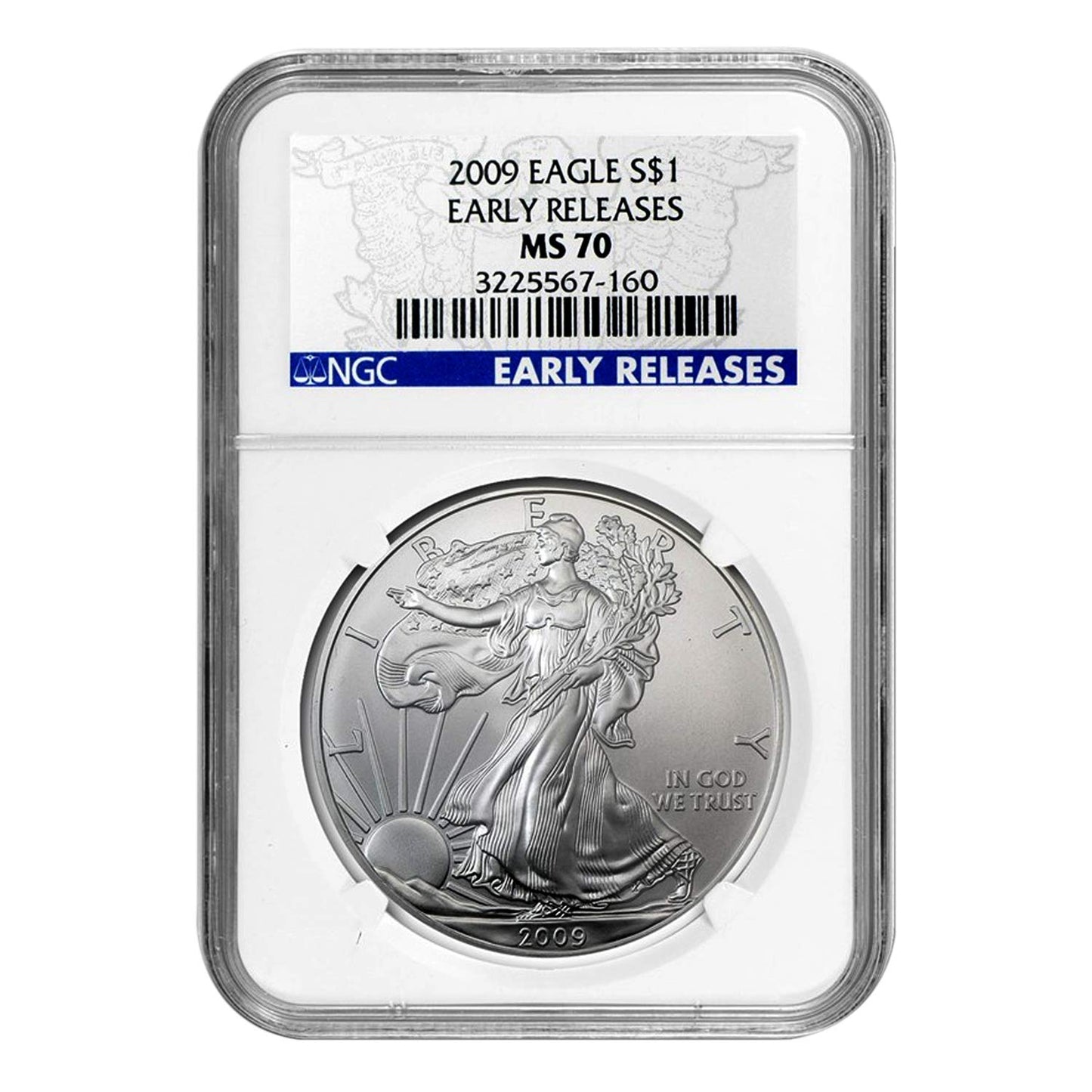 2009 American Silver Eagle Early Releases $1 MS-70 NGC Review