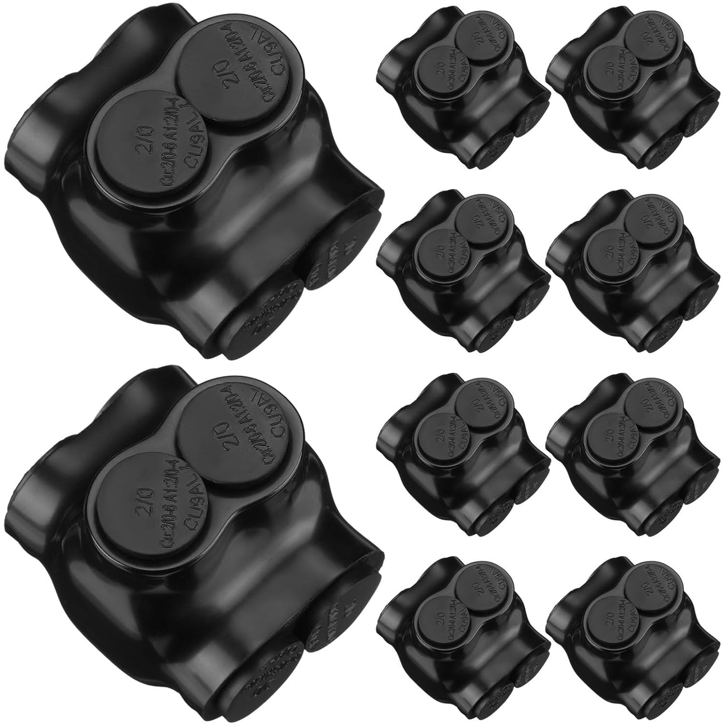 Insulated Wire Connectors for Electrical Power - 10 Pcs Set