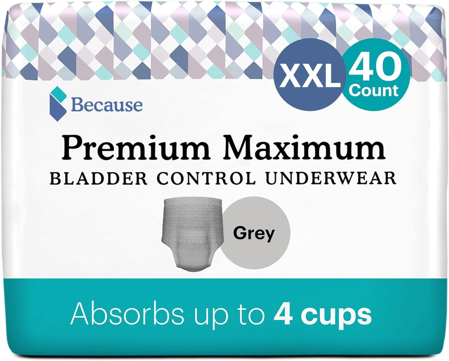 Ultimate Leak Protection - XXLarge Men's Incontinence Underwear