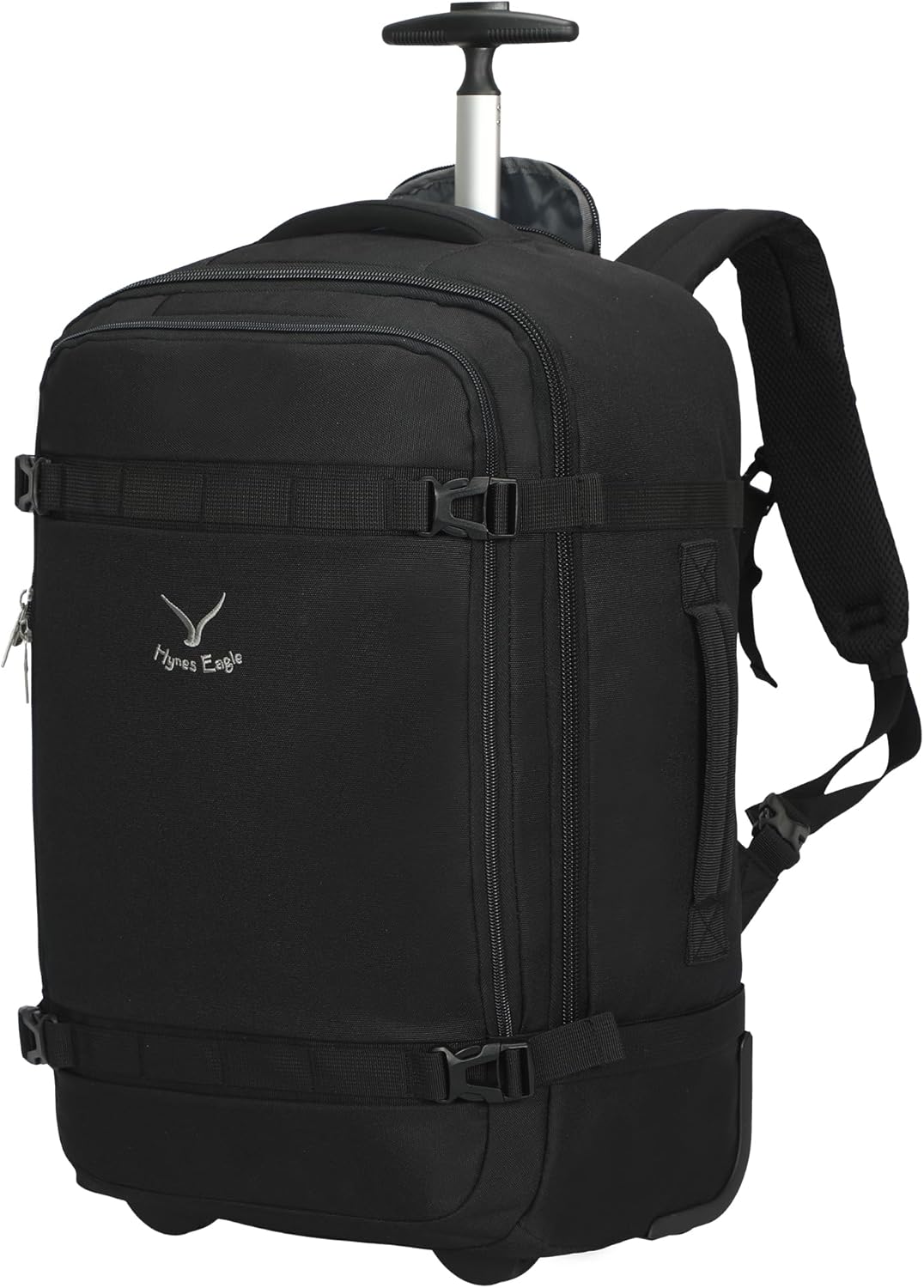 Hynes Eagle Rolling Backpack 42L with Wheels for Travel