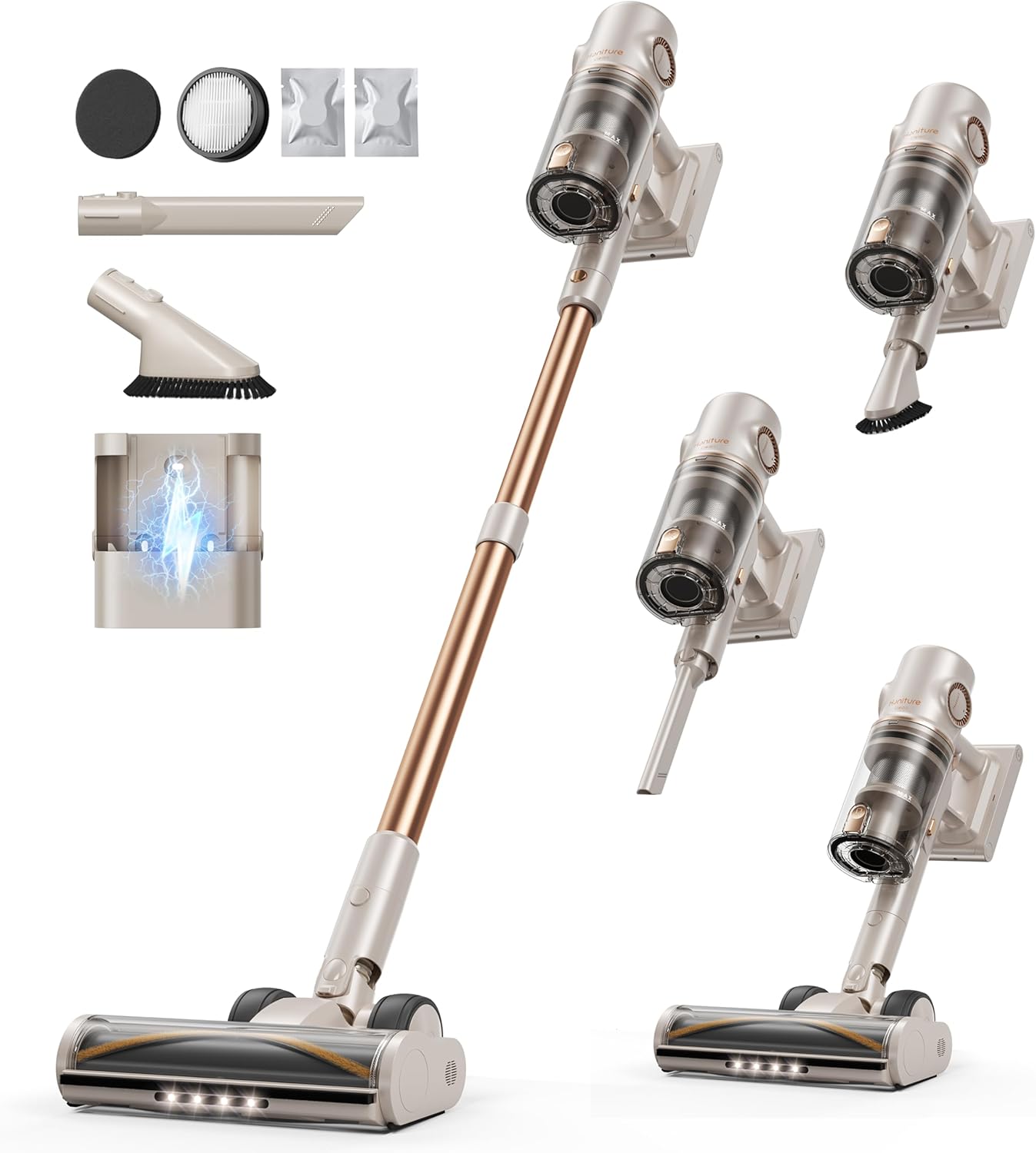 Cordless Vacuum Cleaner with 80 Minutes Runtime for Home Use