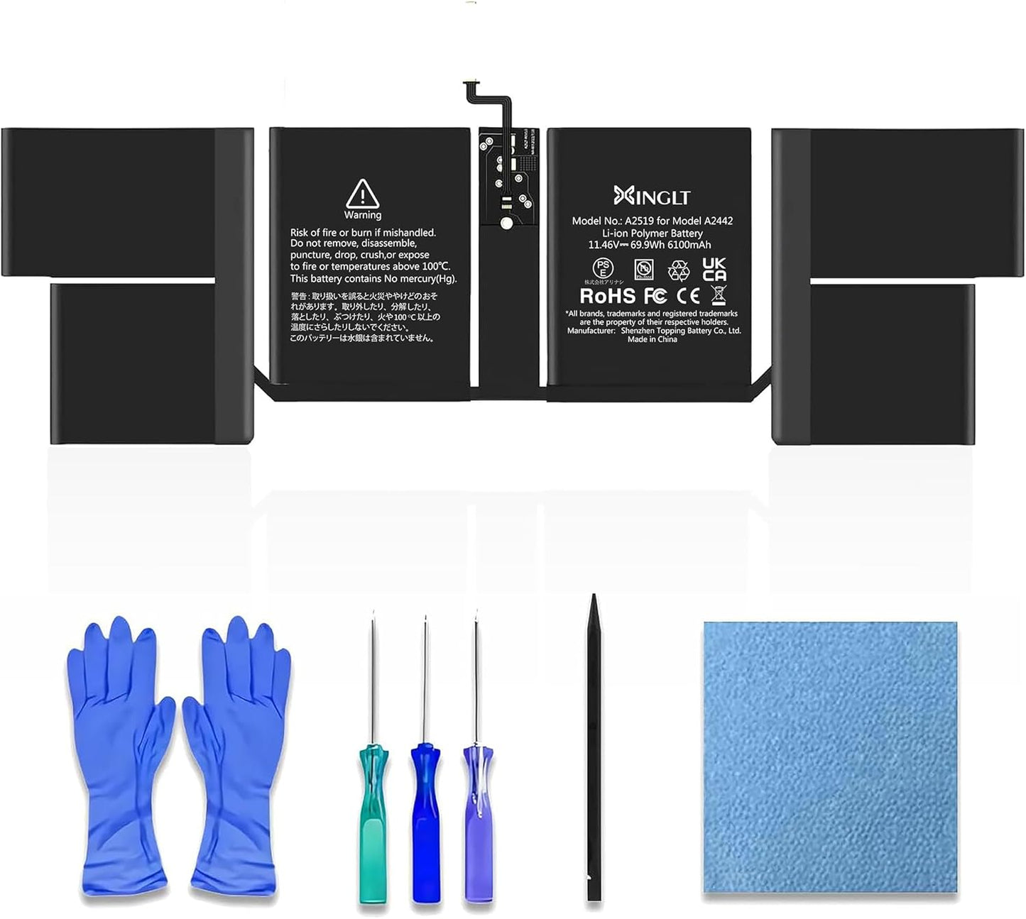 MacBook Pro A2442 Replacement Battery for 14-inch 2021 Model