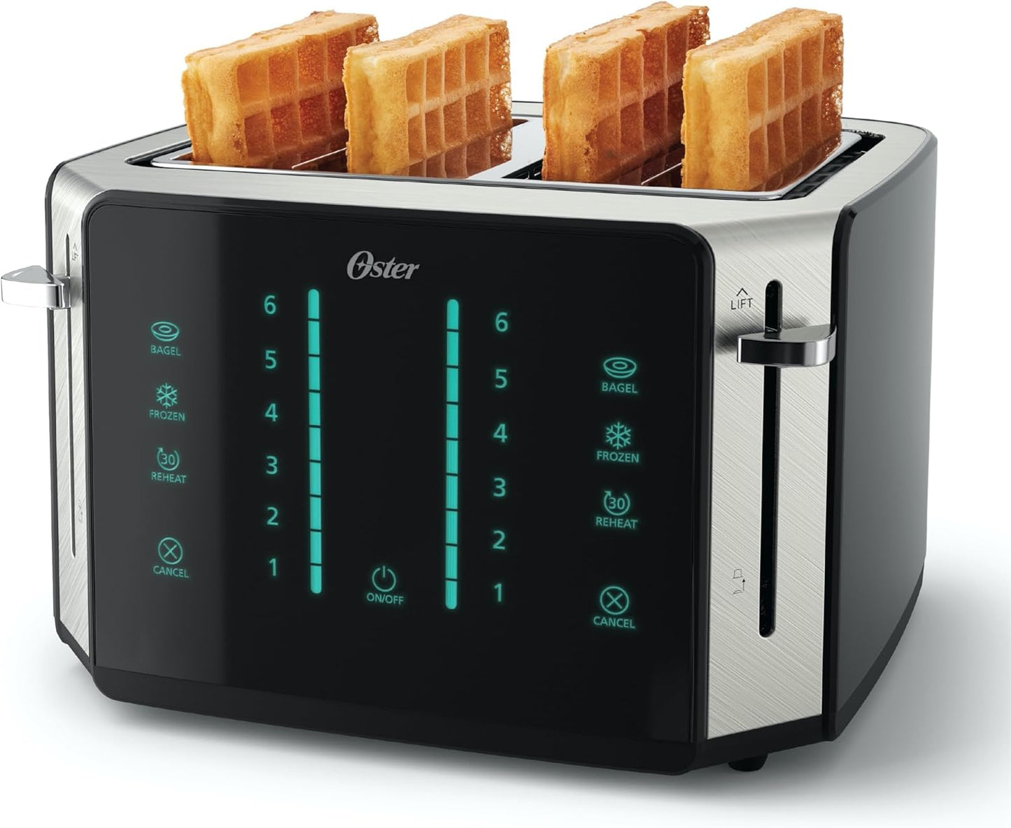 Oster 4-Slice Toaster with Touch Screen and Digital Timer