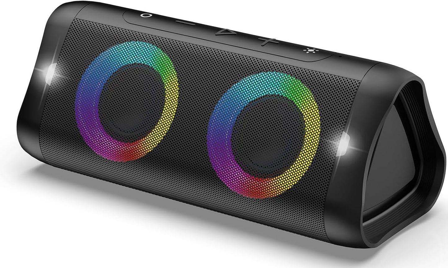 30W Portable Bluetooth Speaker: Enhanced Bass, Waterproof, 20H Playtime