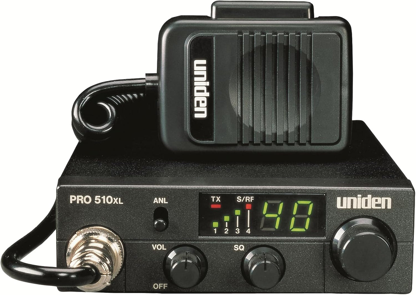 Uniden PRO510XL Compact 40-Channel CB Radio with Backlit Display
