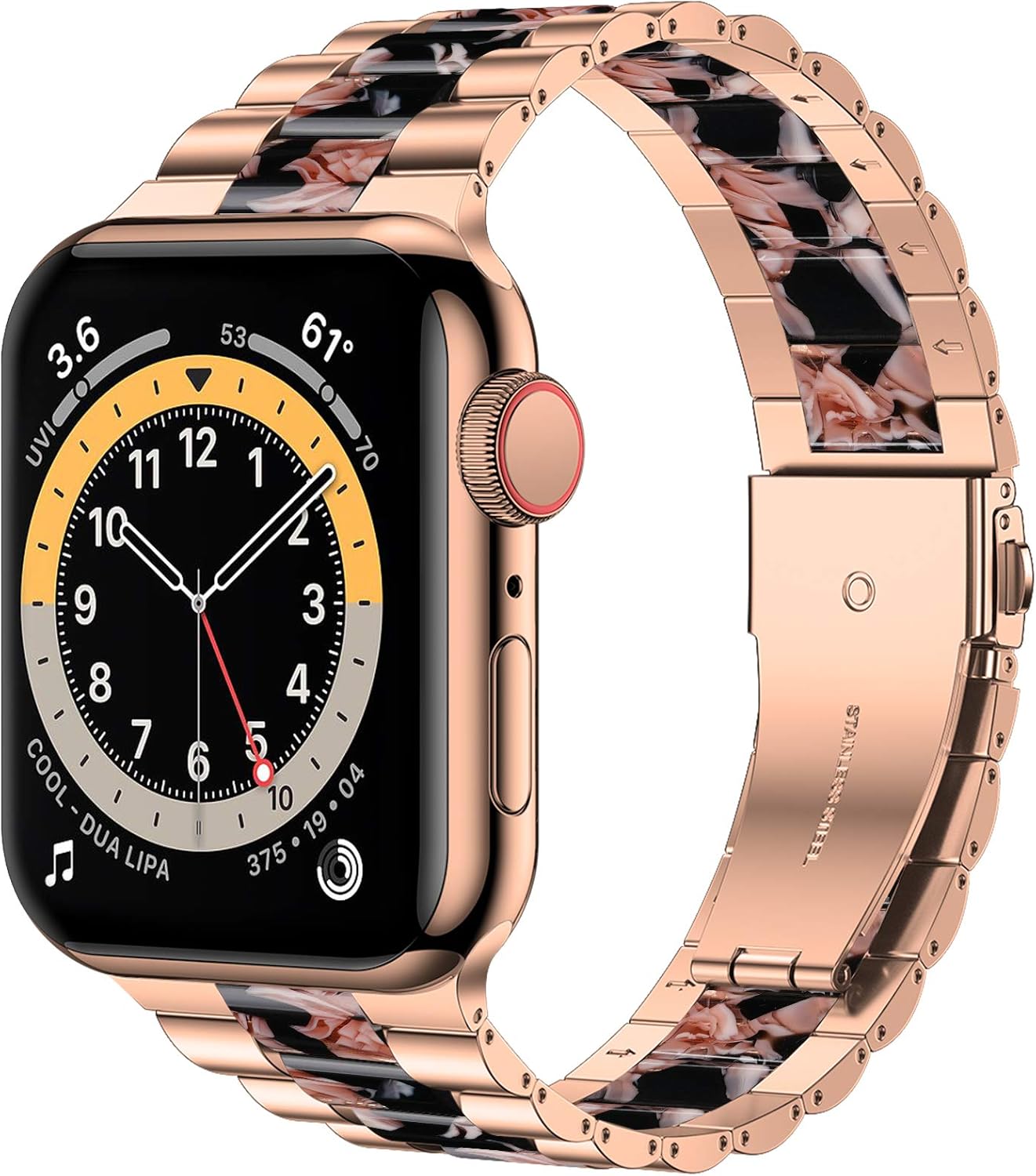 Wolait Fashion Stainless Steel Apple Watch Band