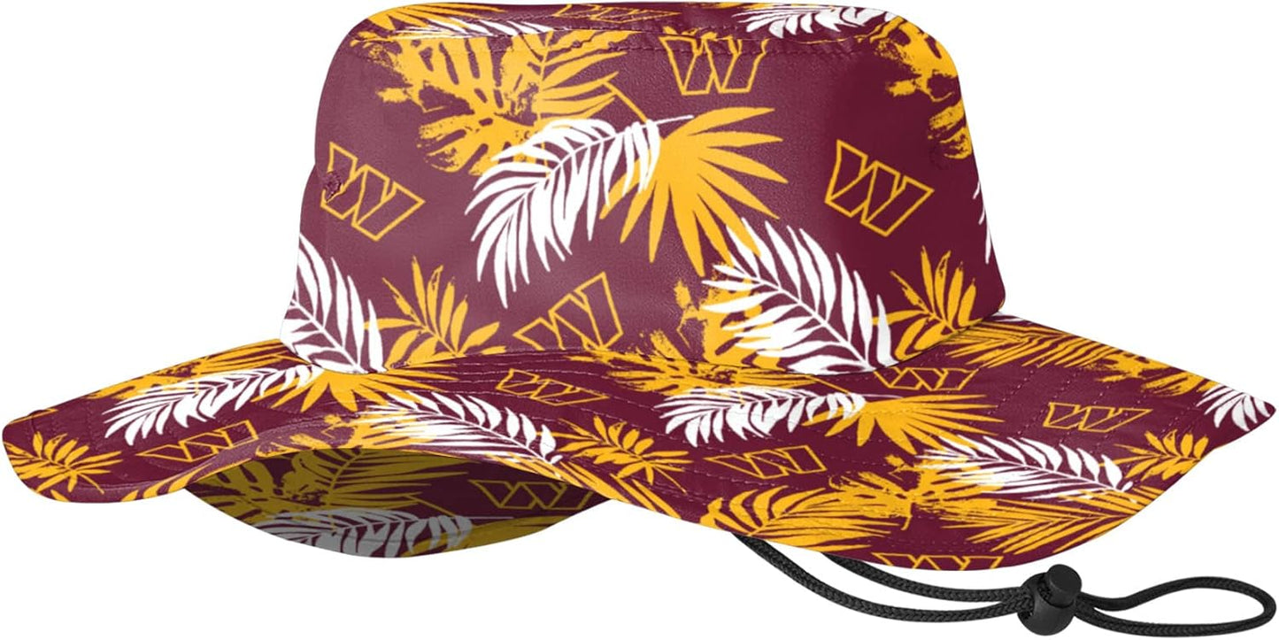 FOCO Men's NFL Team Logo Sport Outdoor Sun Bucket Boonie Hat
