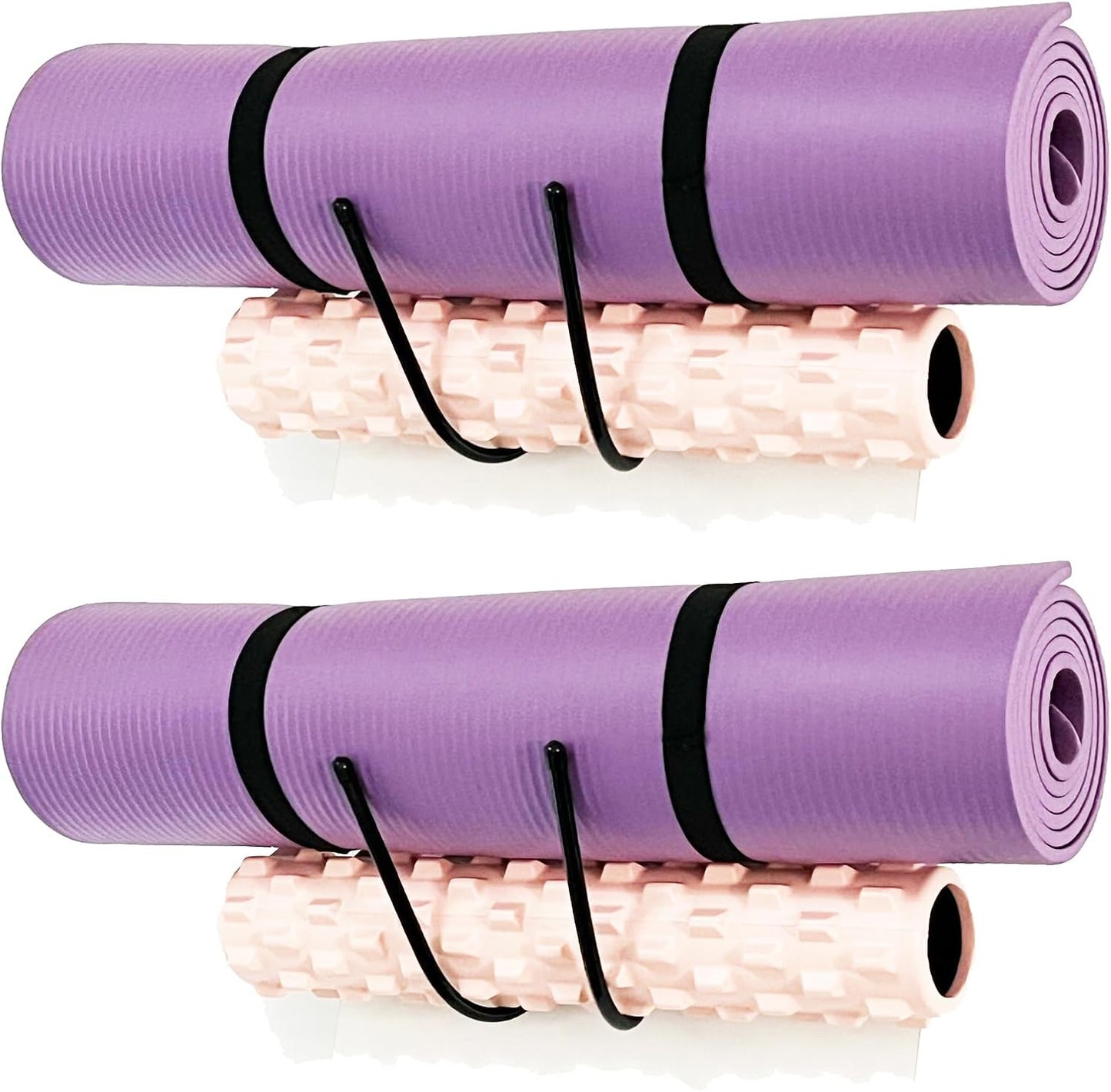 AUXPhome Wall Mount Yoga Mat Holder - Organize with Ease!