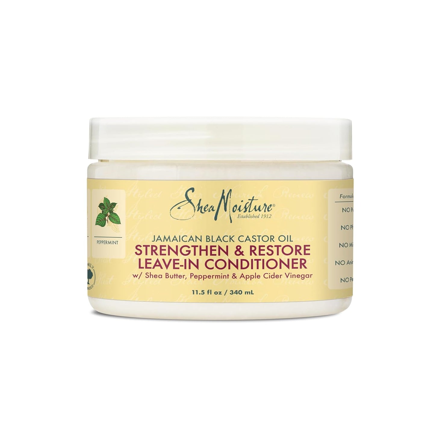 SheaMoisture Jamaican Black Castor Oil Leave In Conditioner - Repair & Soften Hair