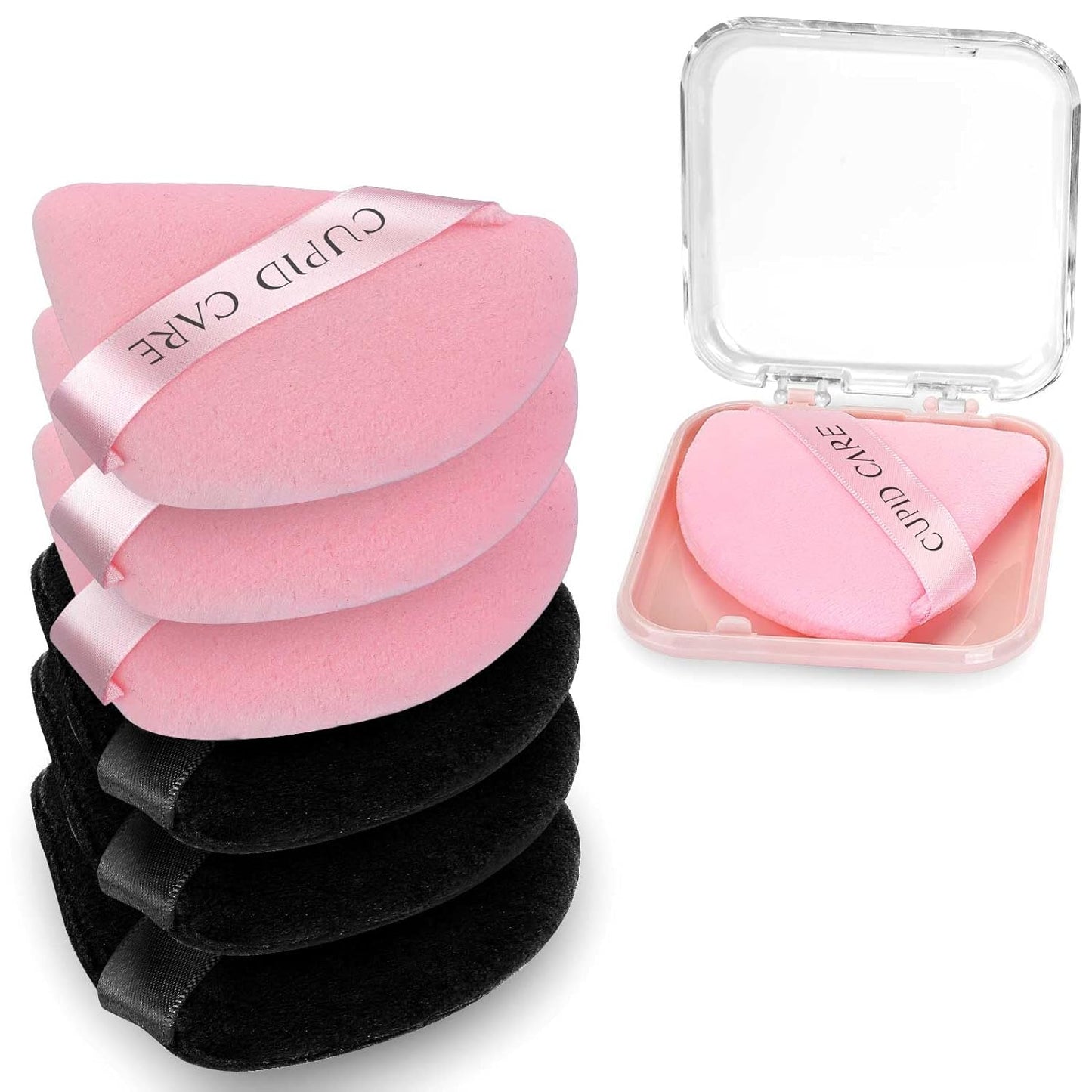 Velour Powder Puff Set: Flawless Blend Everywhere! ~CUPID CARE