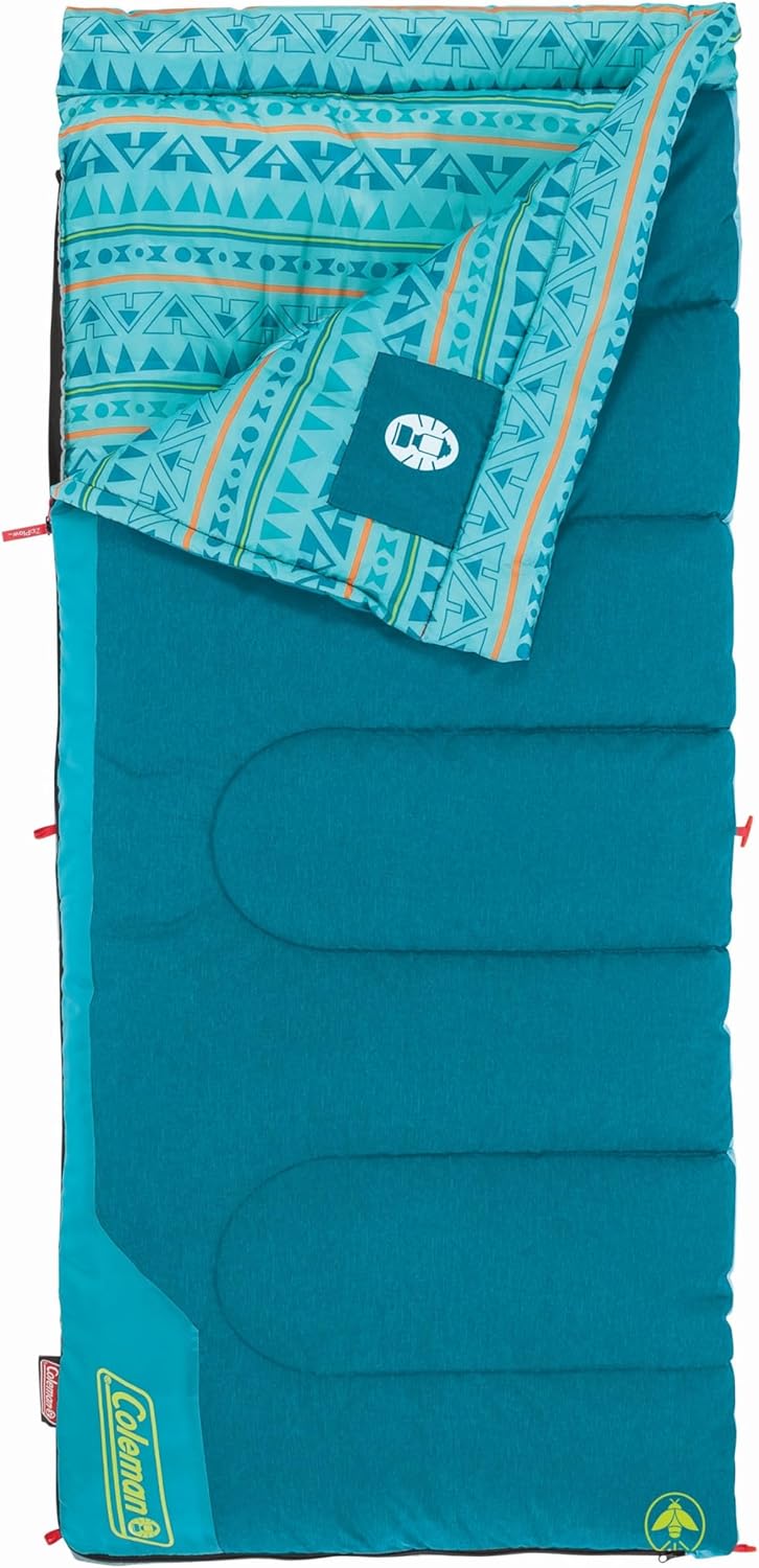 Coleman Kids 50F Sleeping Bag for Comfortable Sleepovers