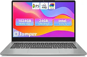 jumper Laptop with 24GB RAM and 1024GB SSD for Efficient Work
