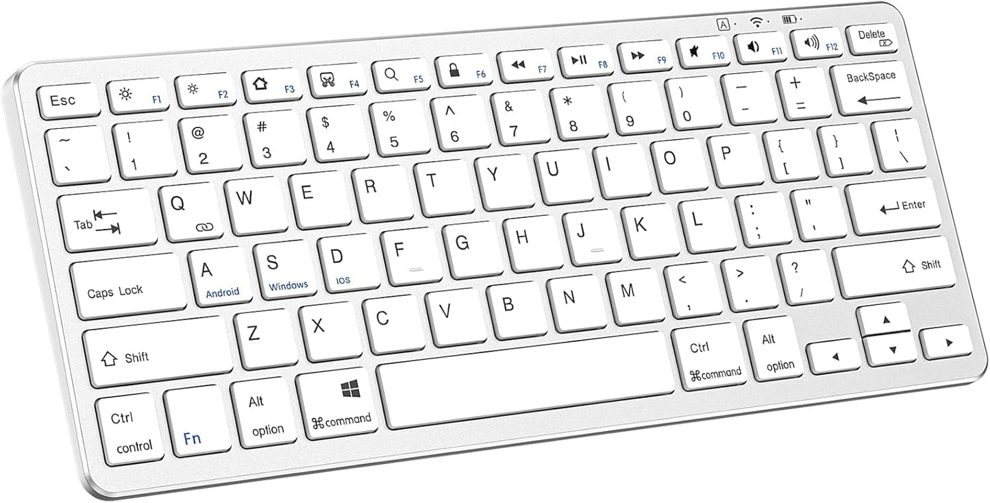 Ultra-Slim Bluetooth Keyboard for Multiple Devices - KARFUN
