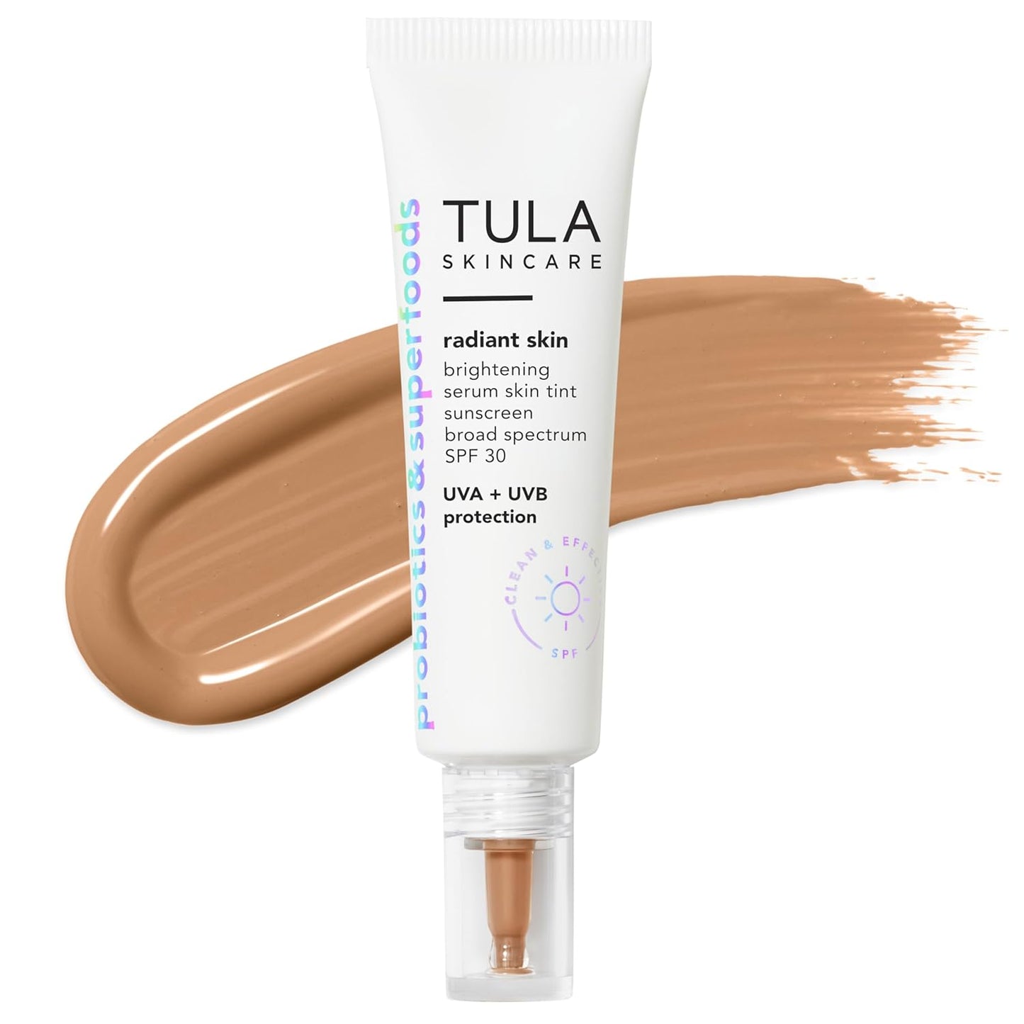 TULA Skin Care Radiant Skin Brightening Serum Tint SPF 30