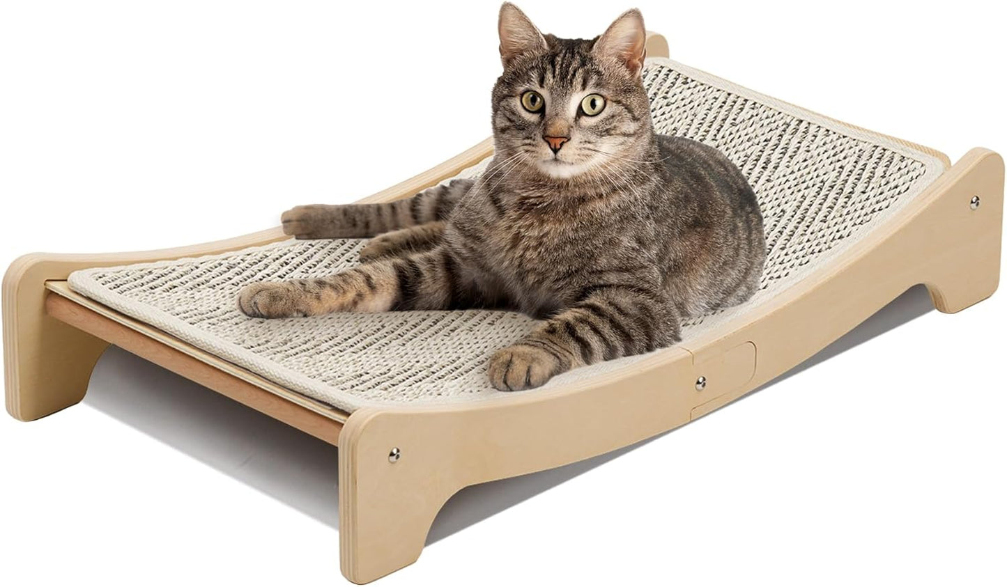Curved Sisal Cat Scratching Board for Happy Kittens and Cats