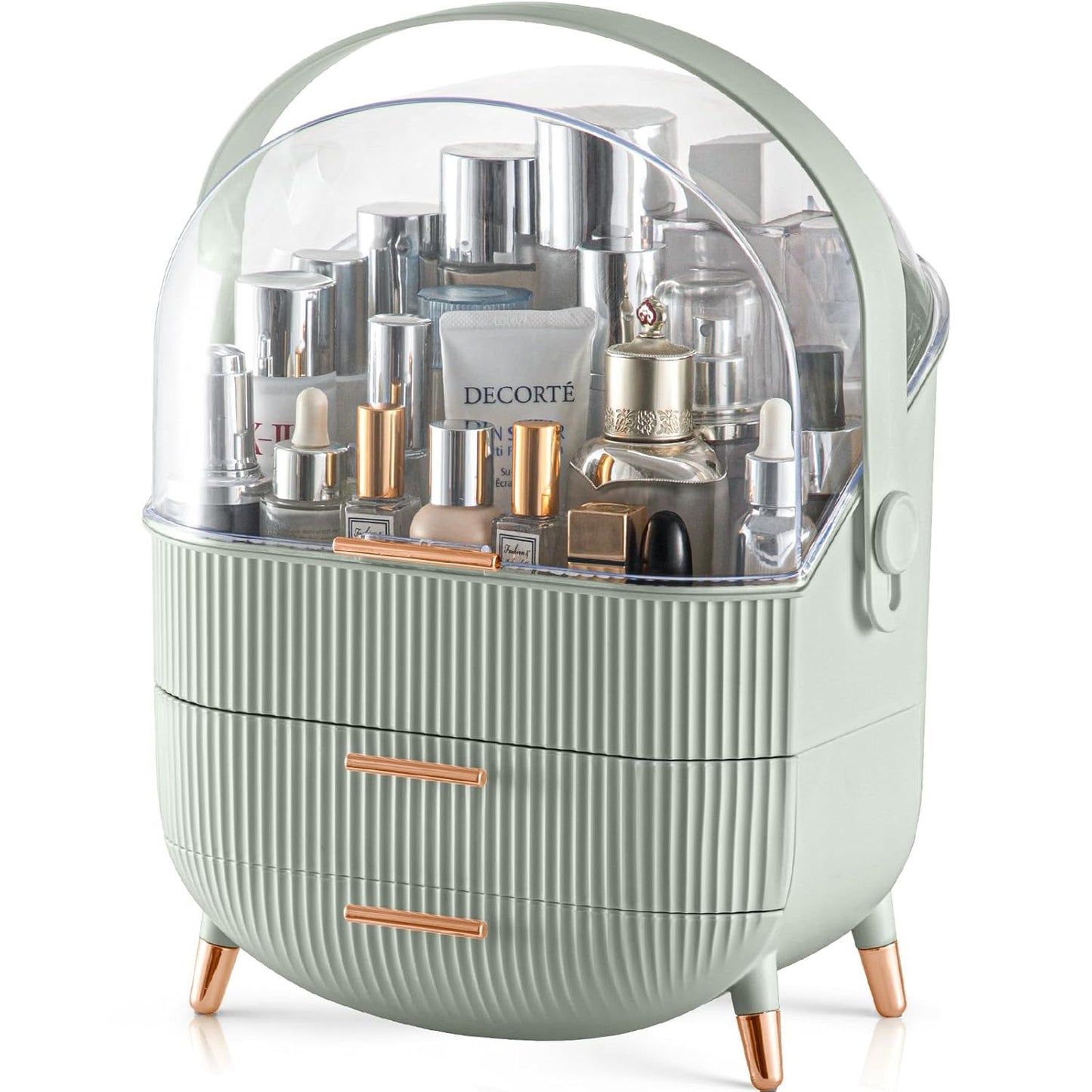 CANITORON Makeup Organizer with 2 Drawers for Skincare Storage