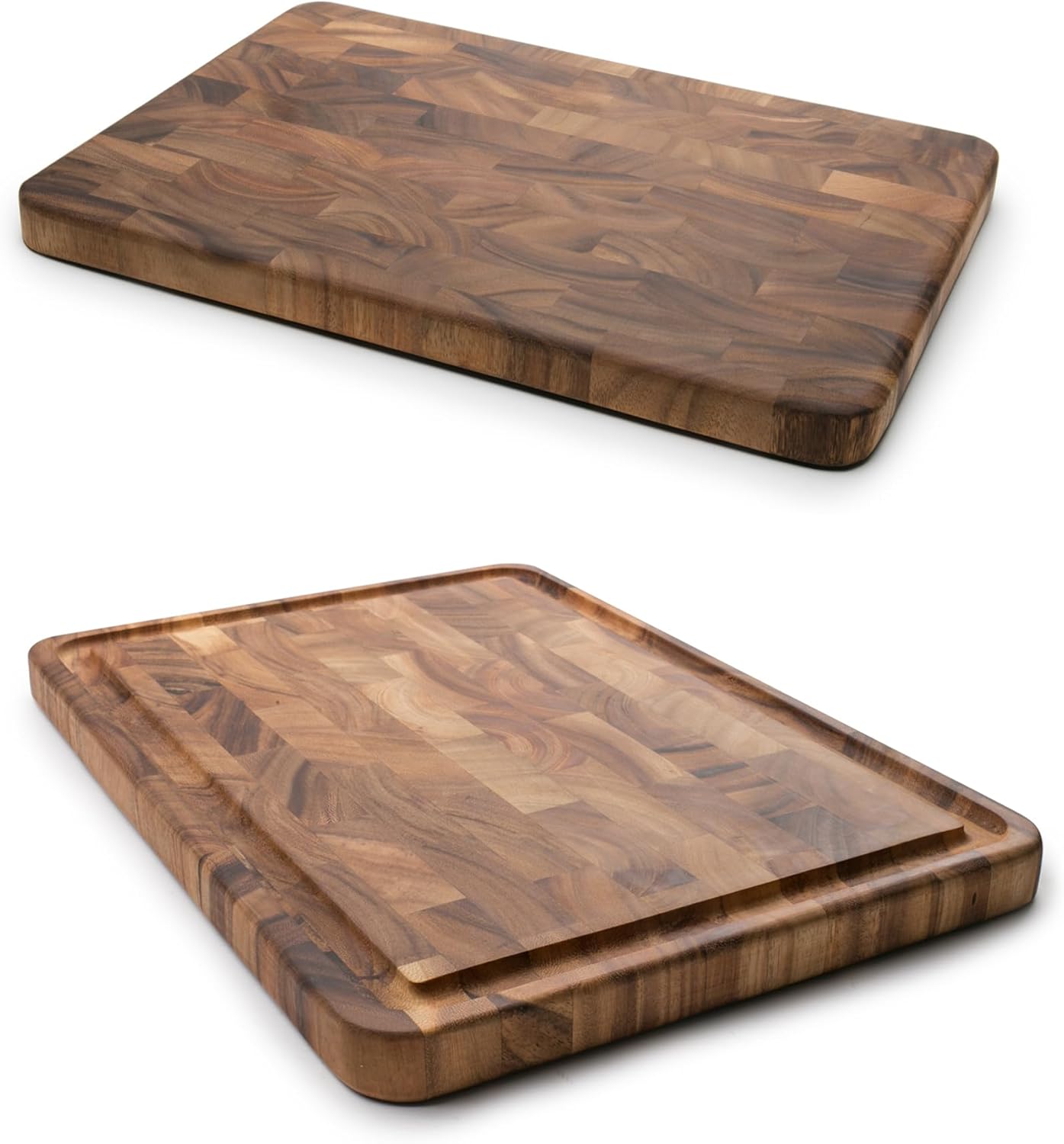 Large End Grain Acacia Wood Prep Station and Board Set Review