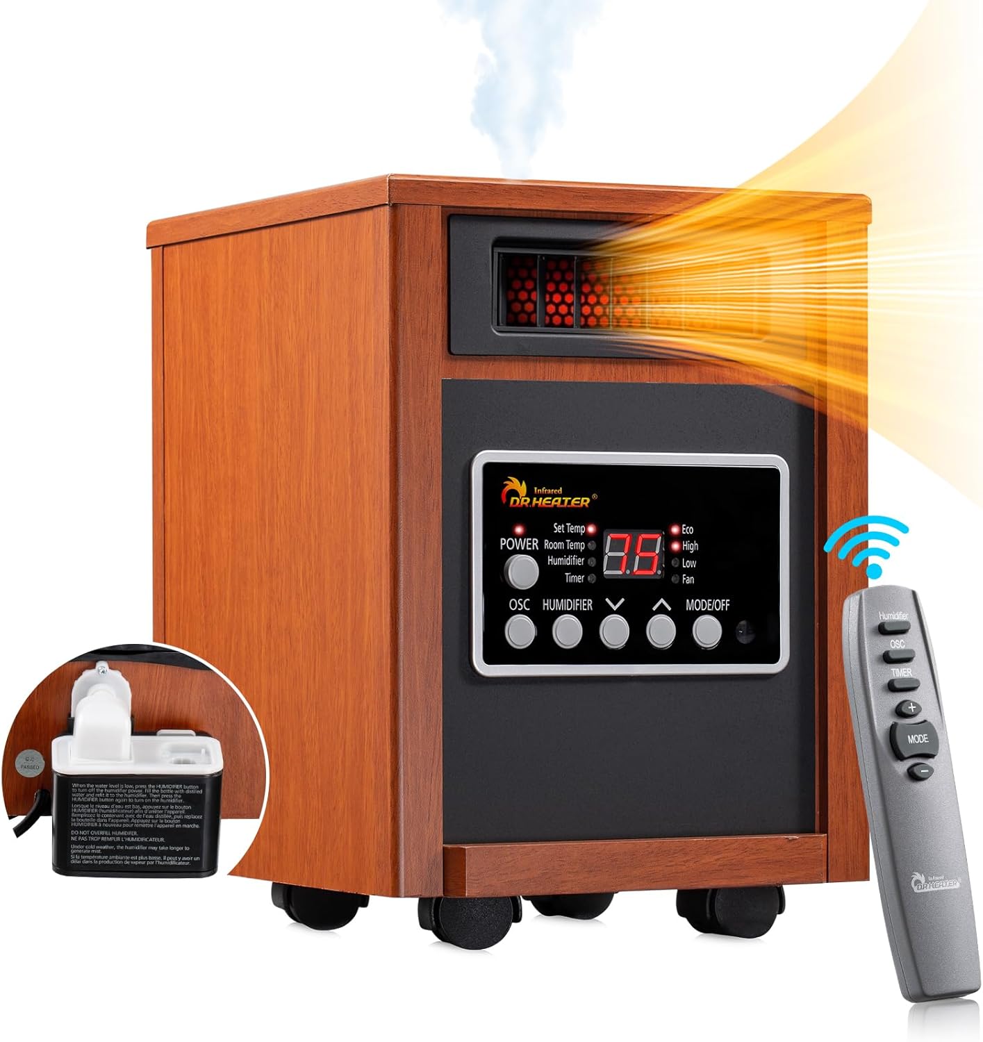 Dr Infrared Heater DR-998: Ultimate Comfort Combo!