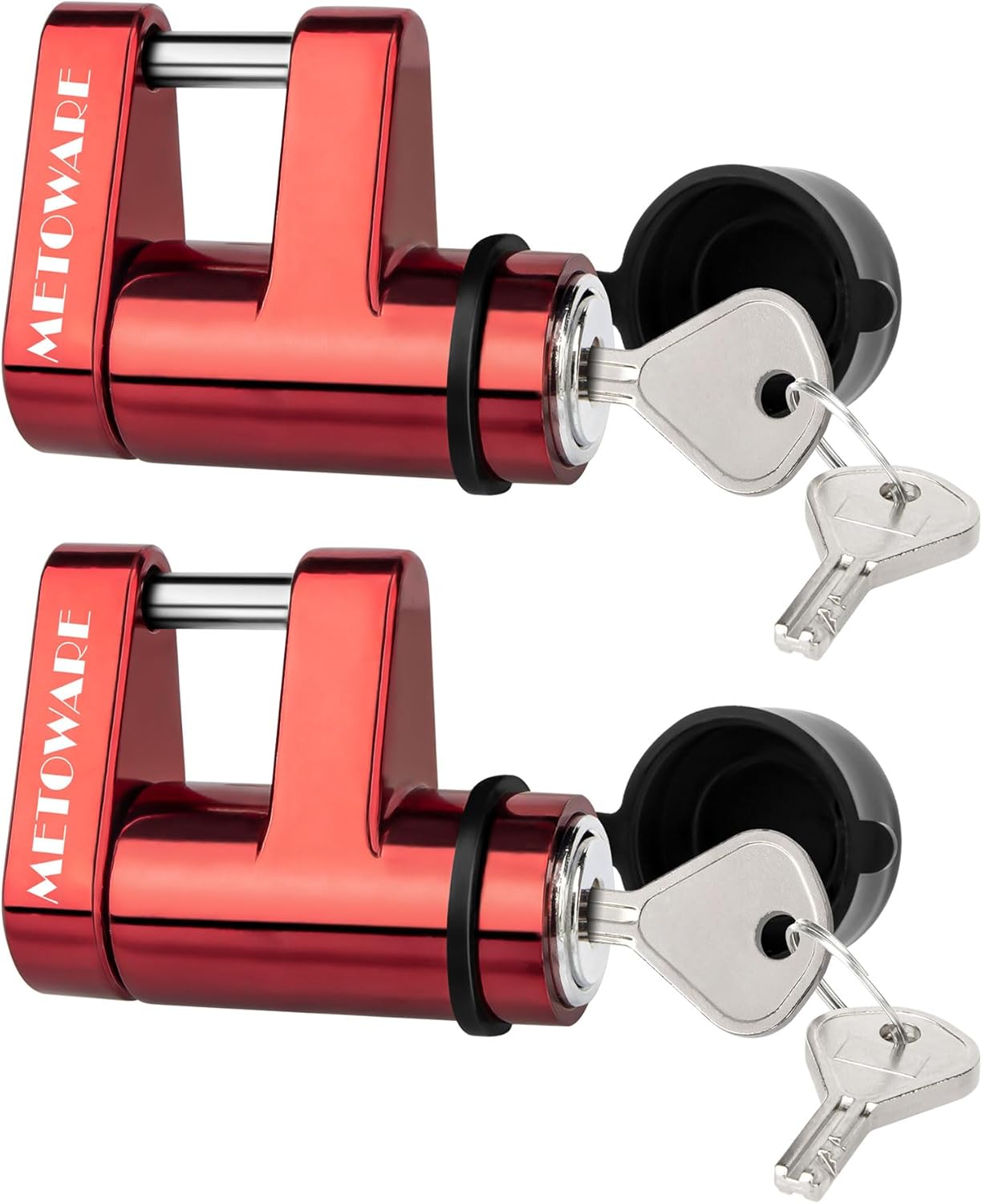 METOWARE Trailer Tongue Coupler Lock for Heavy-Duty Security