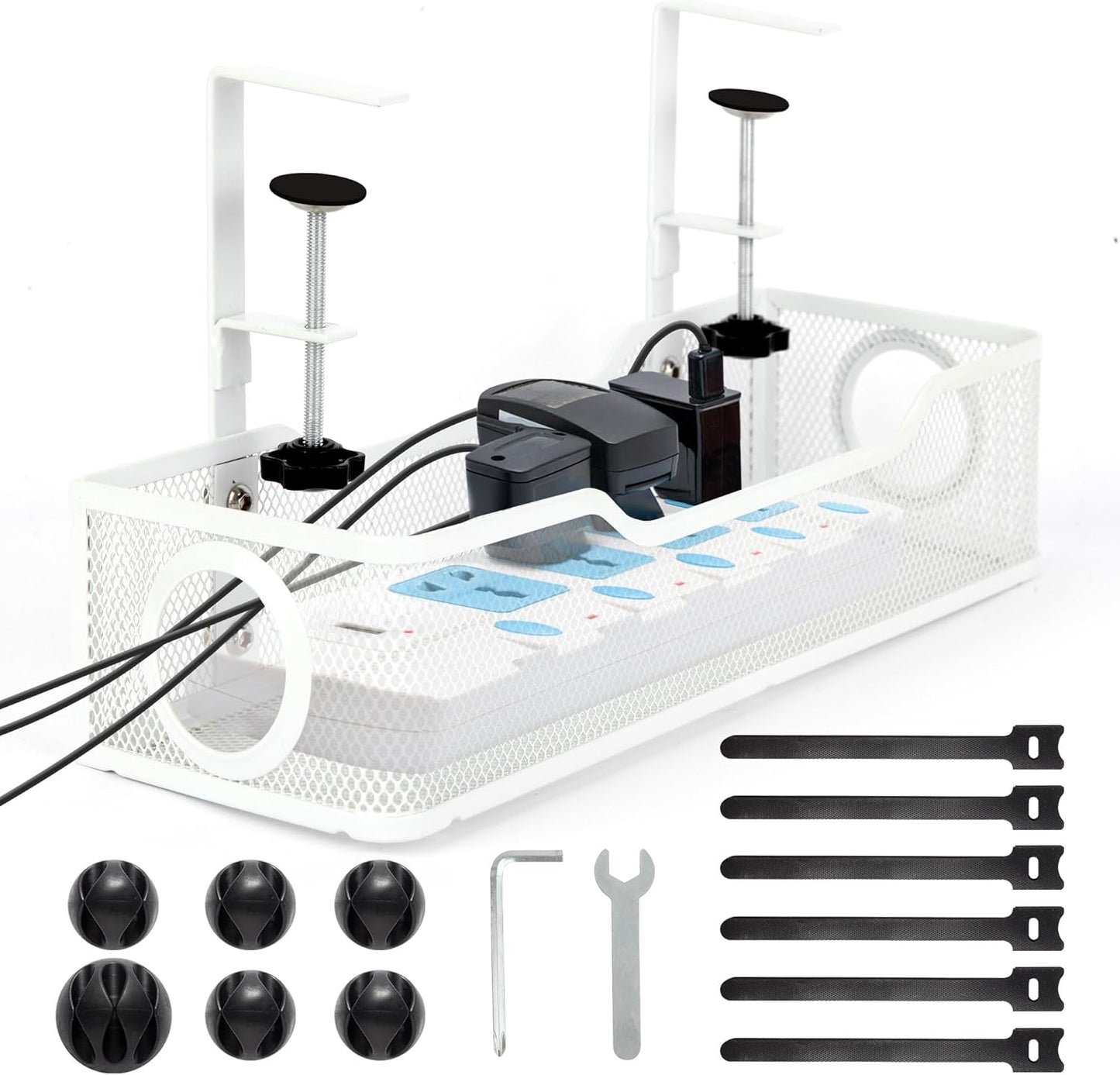 Aoriyar Wire Organizer - No Drill Desk Cable Tray