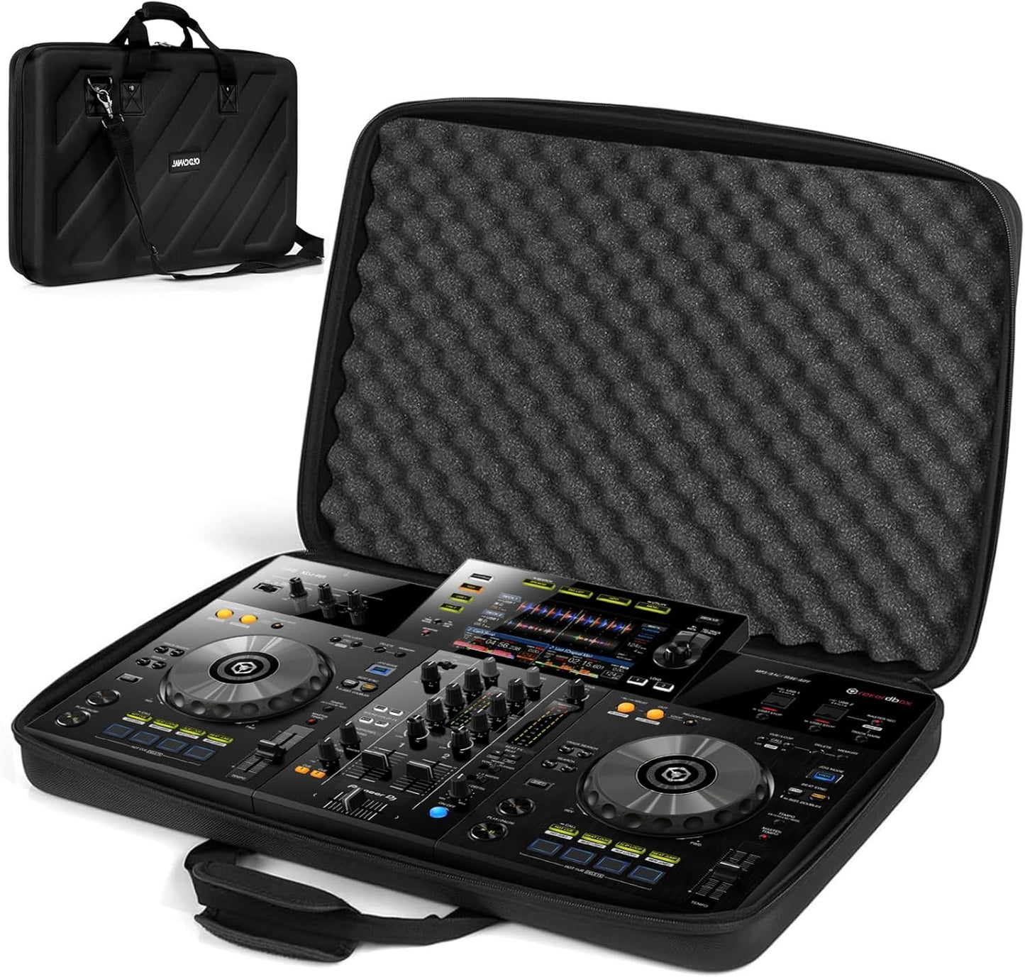 Mixer Travel Case for Pioneer DDJ RX2 RX3 - Durable & Portable