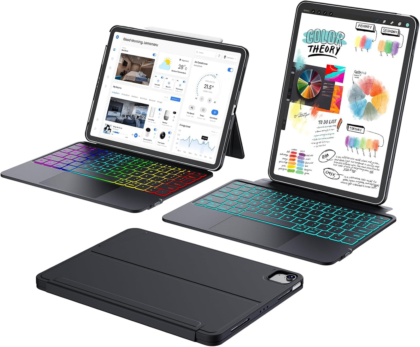 Trackpad Keyboard Case for iPad Air 13 Inch M3/M2 2024-2025