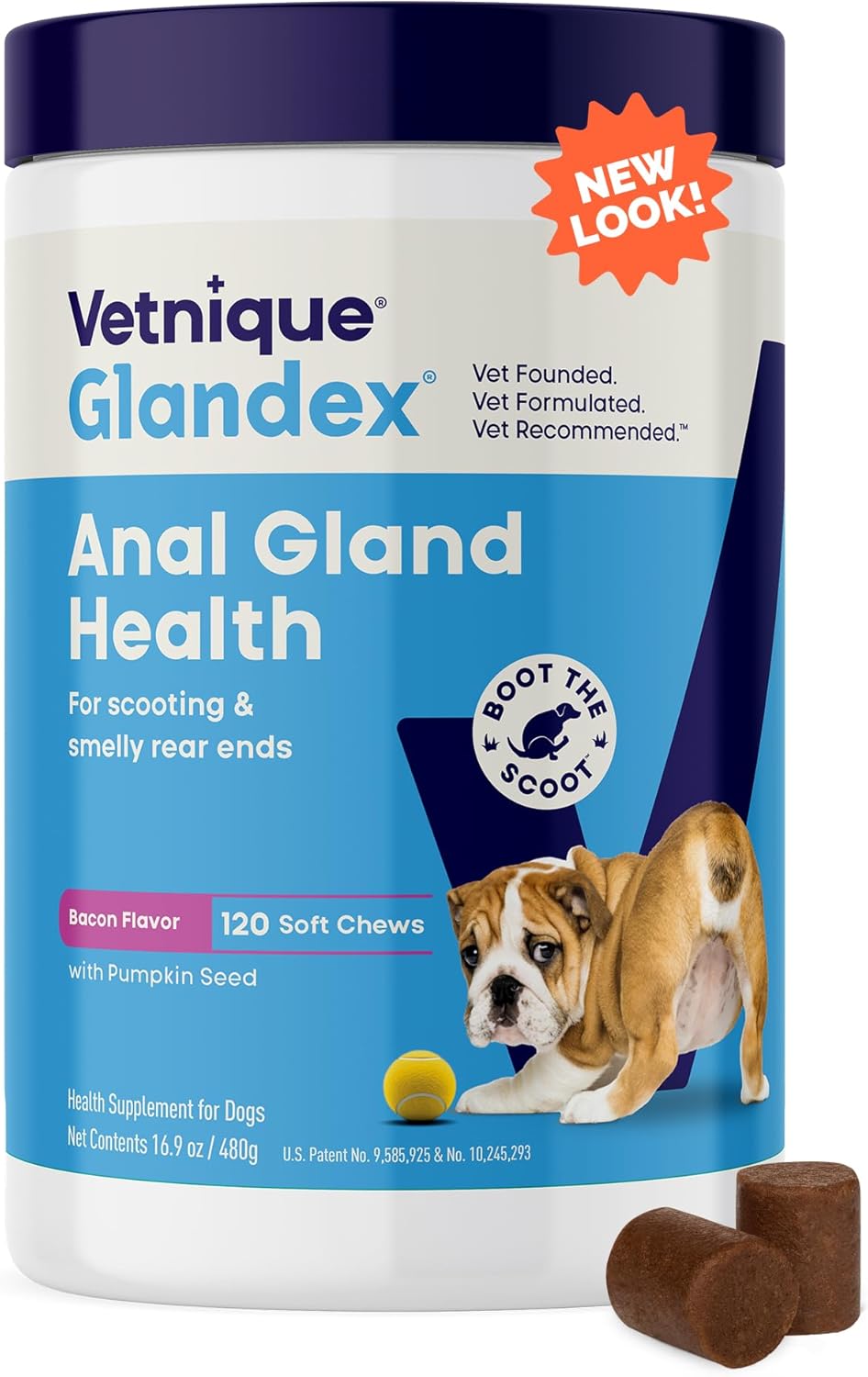 Glandex Anal Gland Soft Chew Treats for Dogs with Pumpkin