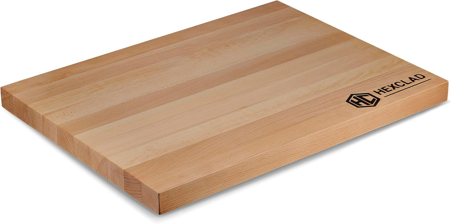 HexClad Extra Large Beechwood Cutting Board for Chopping