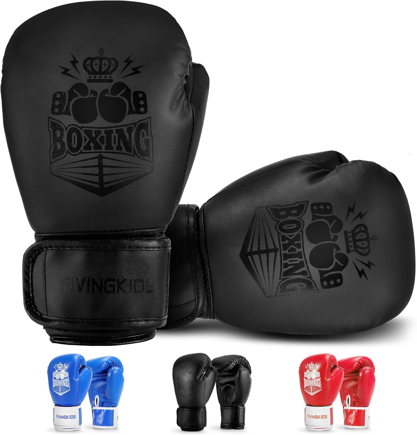 FIVING Kids Boxing Gloves: Youth Training for Punching & Kickboxing