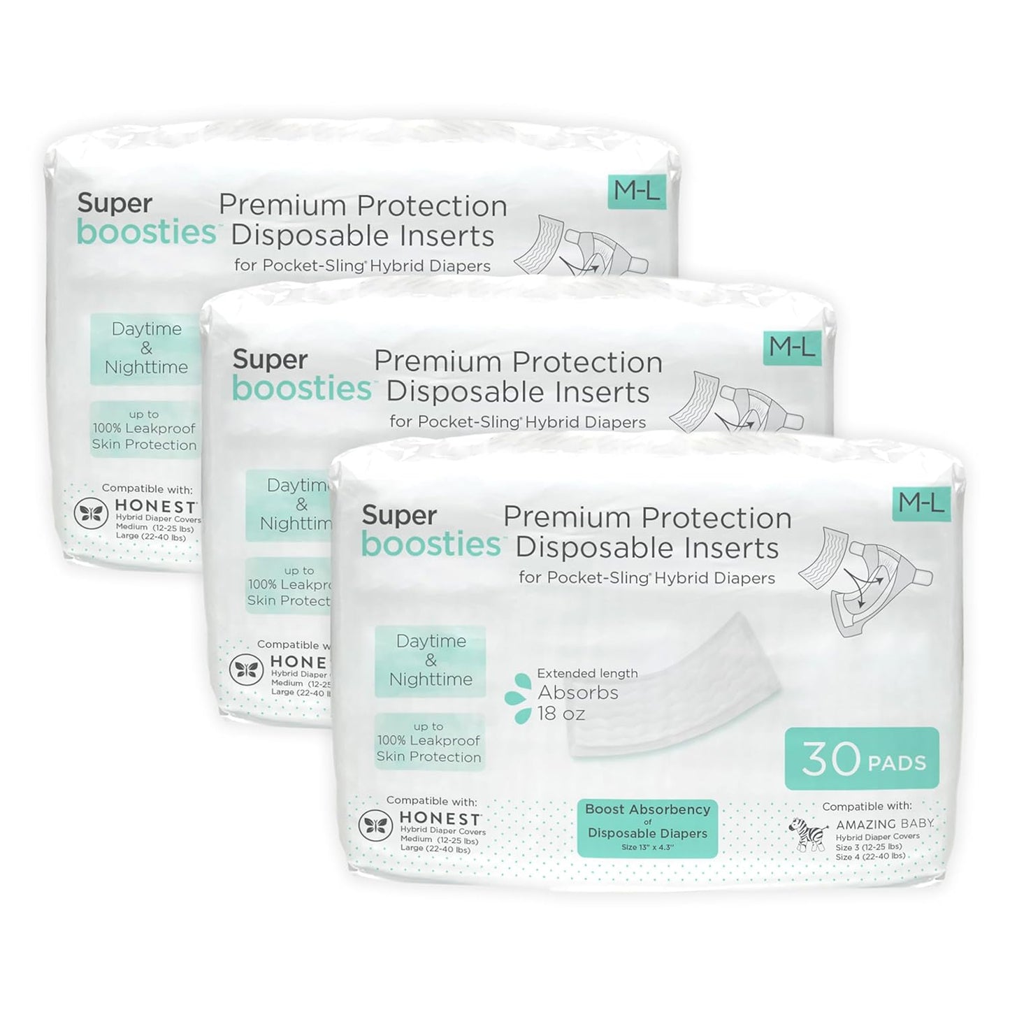 Leak-Free Nights with Super Boosties Inserts