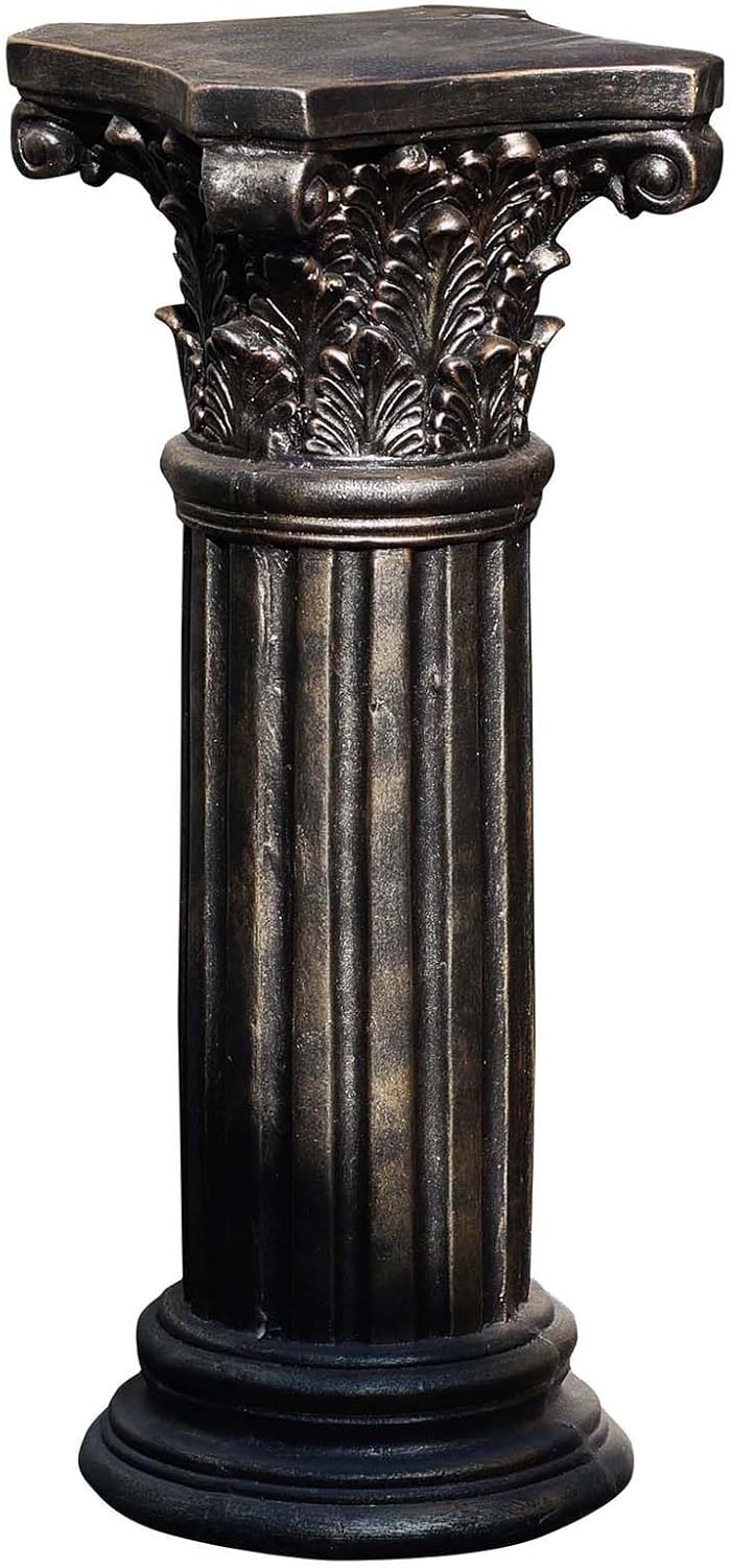 Decorative Roman Column Pedestal for Indoor and Outdoor Use
