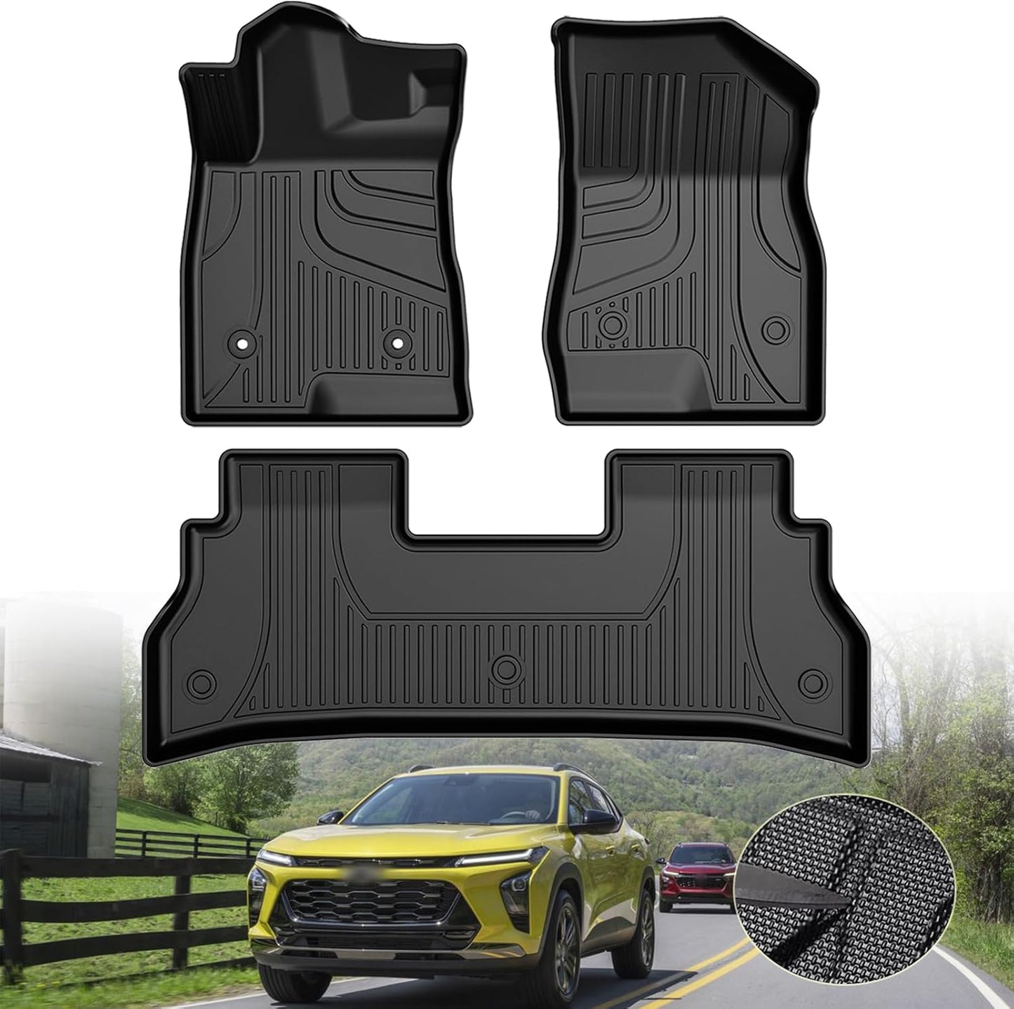 Custom Fit Floor Mats for 2024 2025 2026 Chevy Trax Models