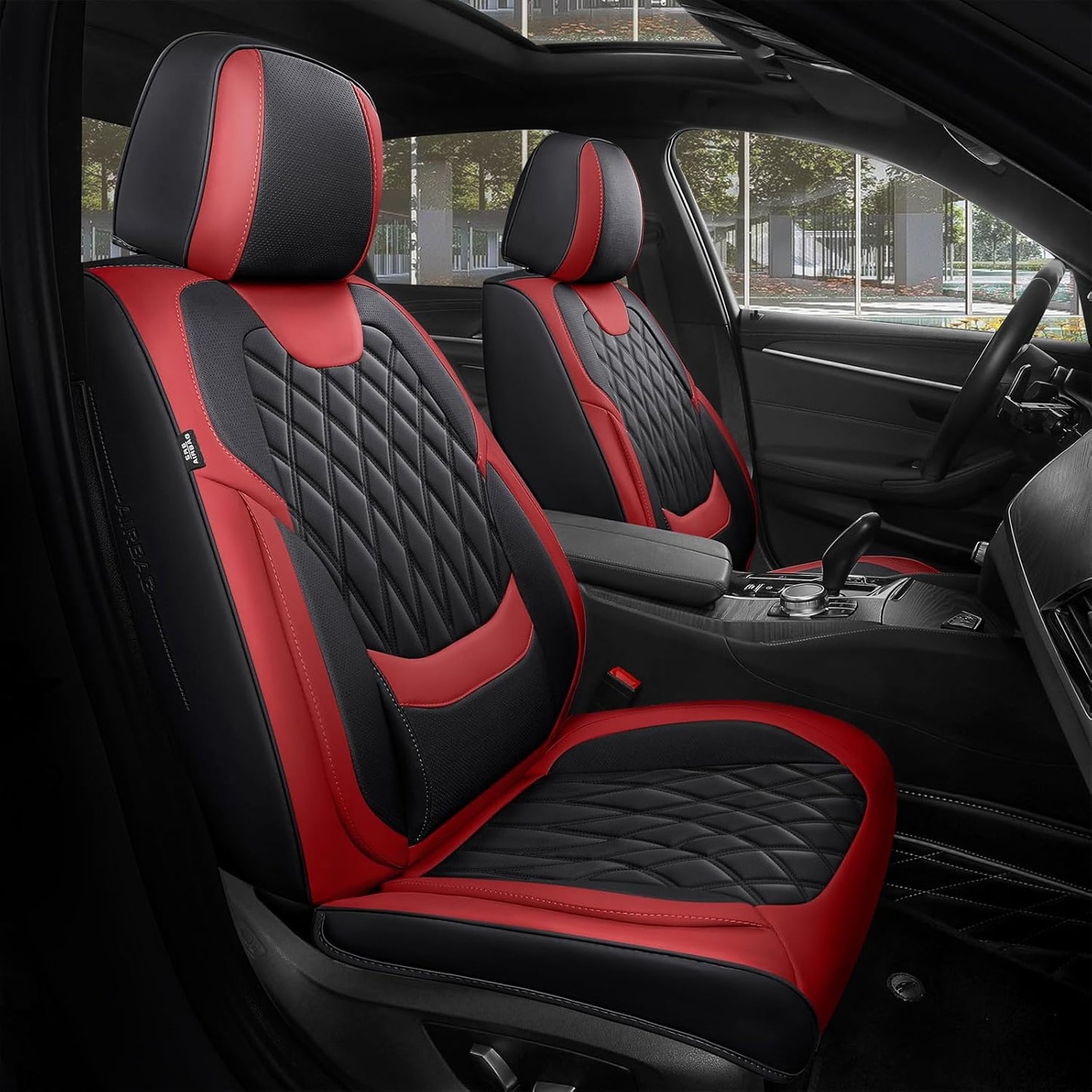 FREESOO Front Seat Covers - Ultra Breathable Waterproof Protectors