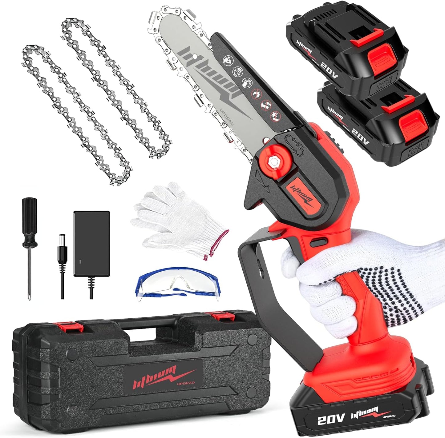 Mini Chainsaw Cordless for Easy Wood Cutting and Trimming