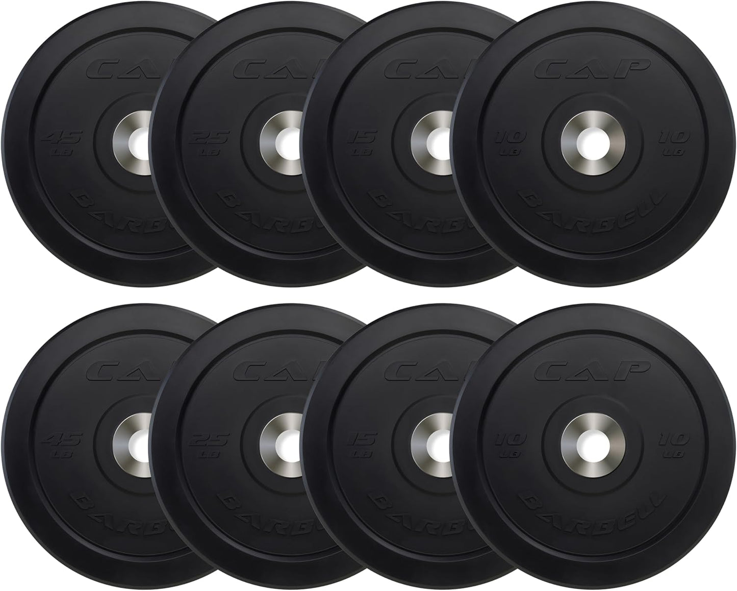 CAP Barbell 2-Inch Olympic Bumper Plate Weight Set Review